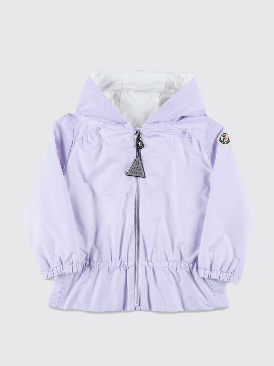 Moncler Coats MONCLER Kids color Lilac