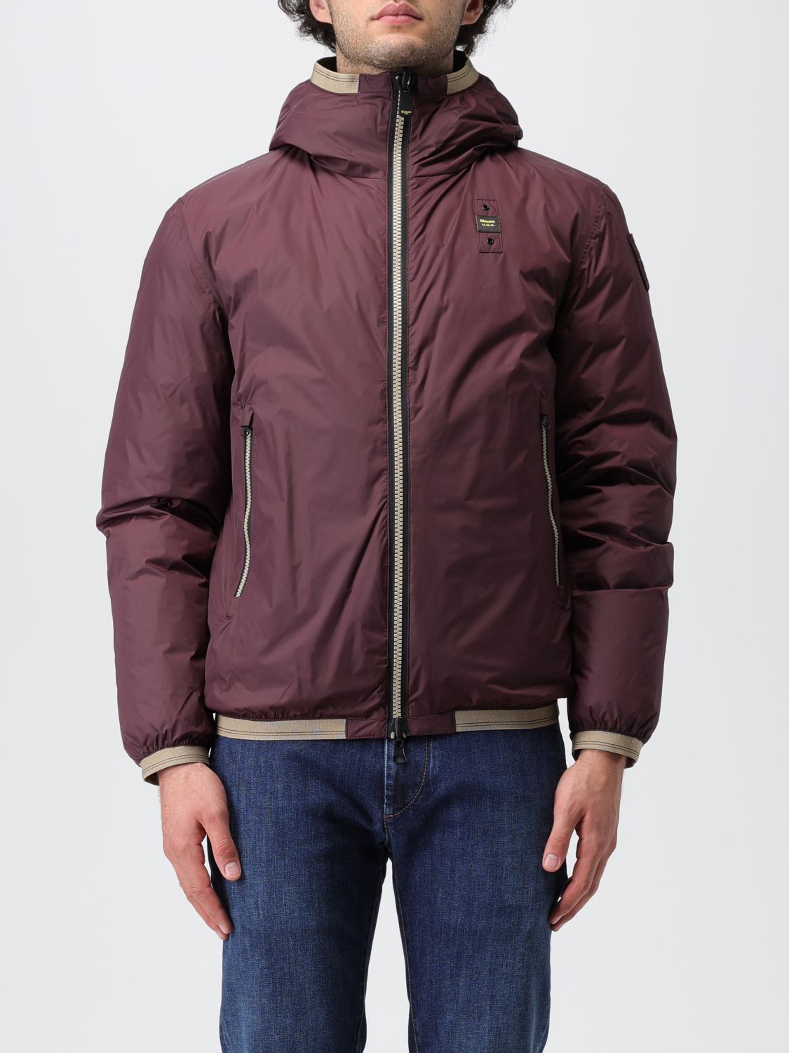 Blauer Jacket BLAUER Men colour Sangria