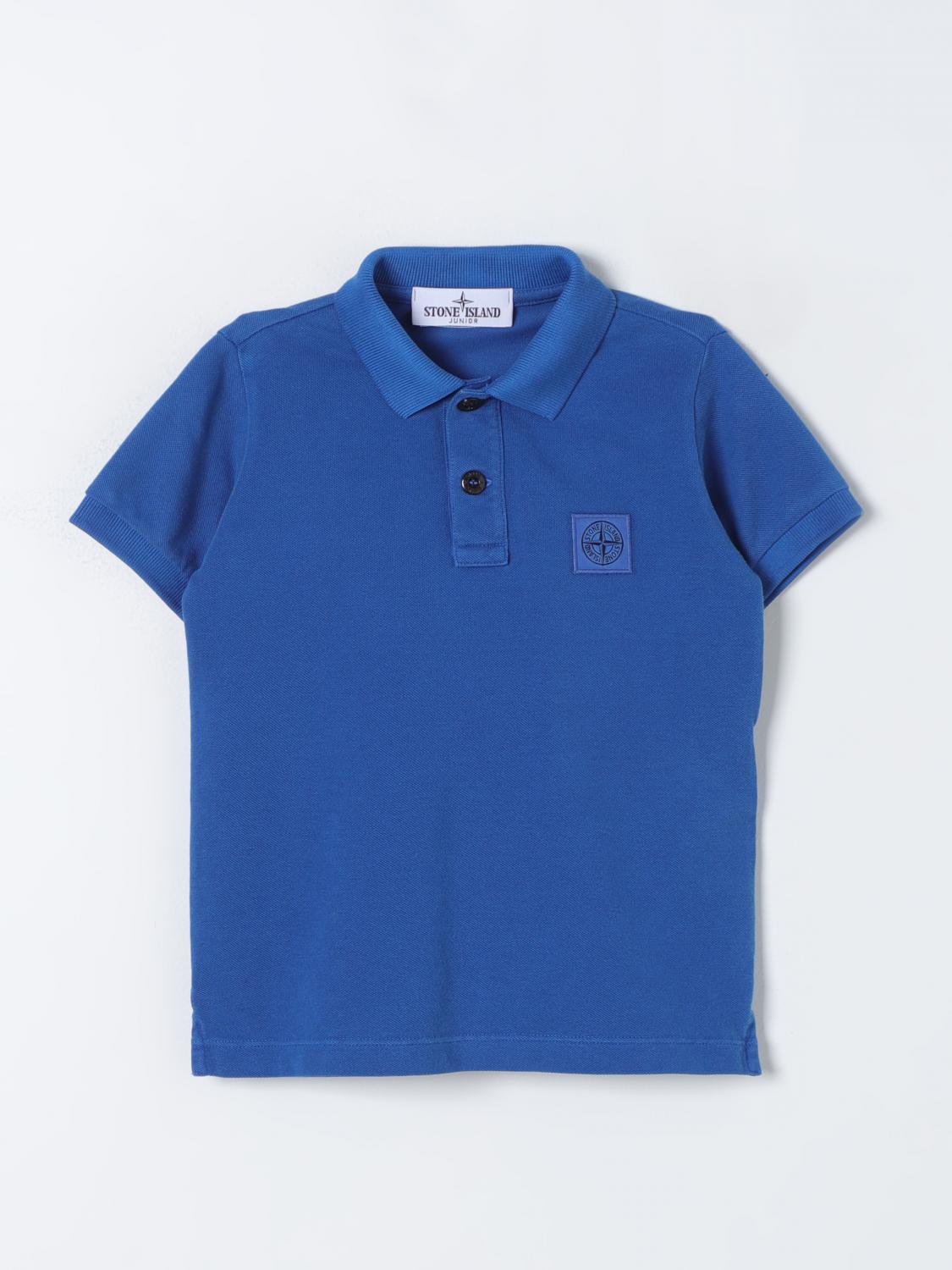 Stone Island Junior Polo Shirt STONE ISLAND JUNIOR Kids colour Navy