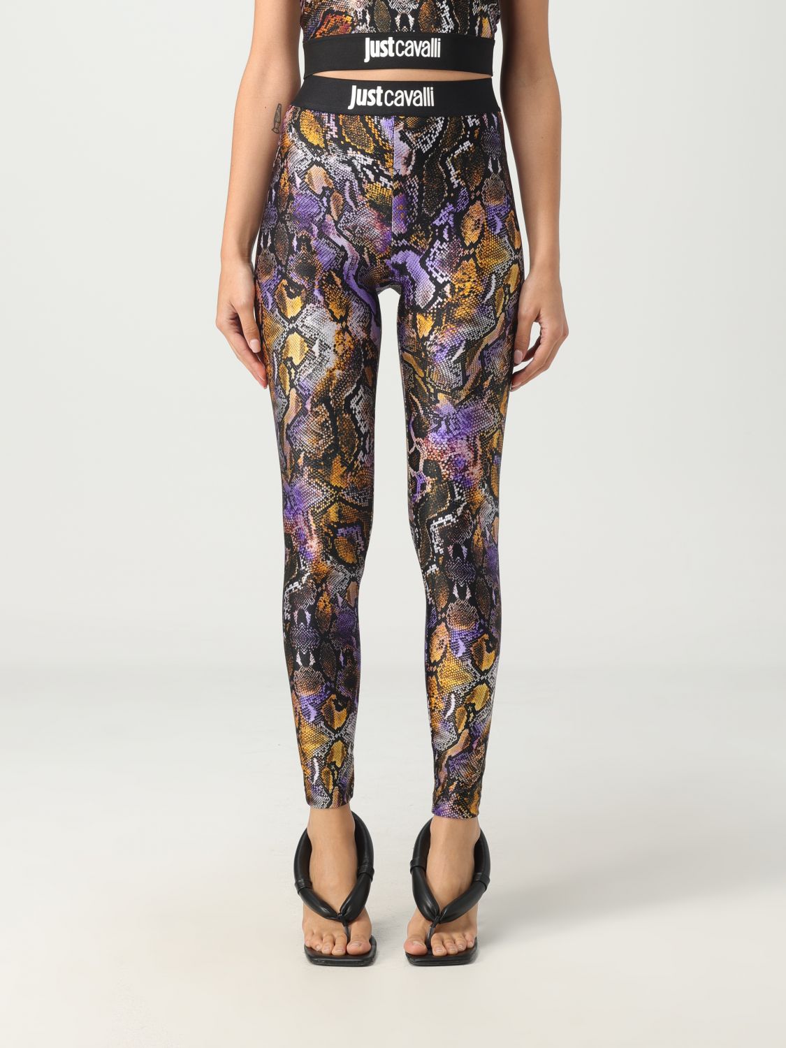 Just Cavalli Trousers JUST CAVALLI Woman colour Multicolor