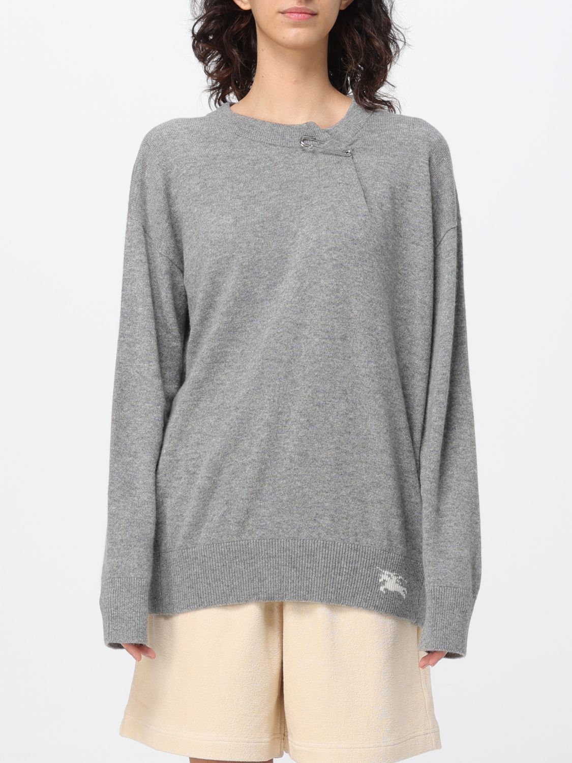 Burberry Jumper BURBERRY Woman colour Grey