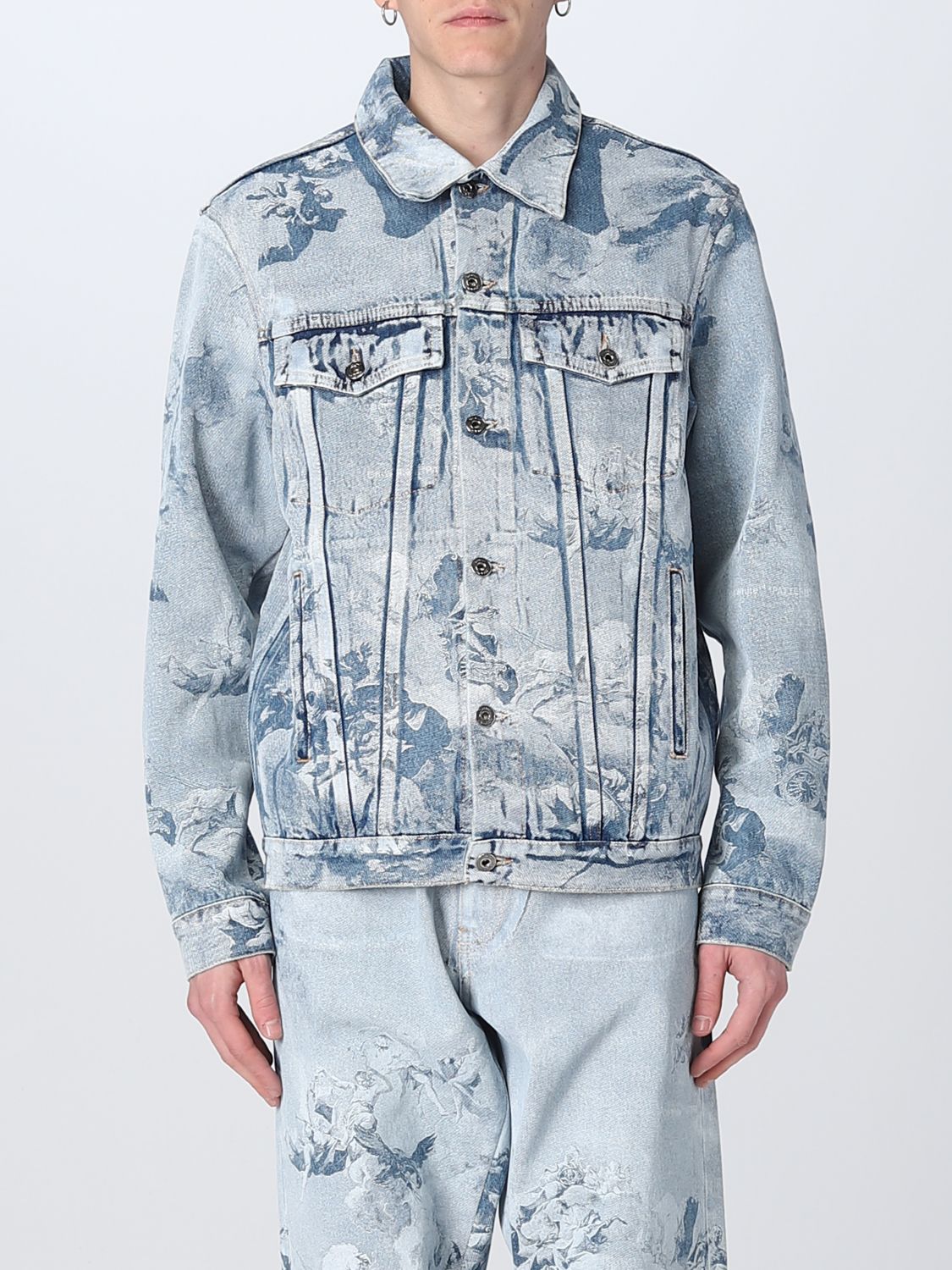 OFF-WHITE Jacket OFF-WHITE Men colour Denim