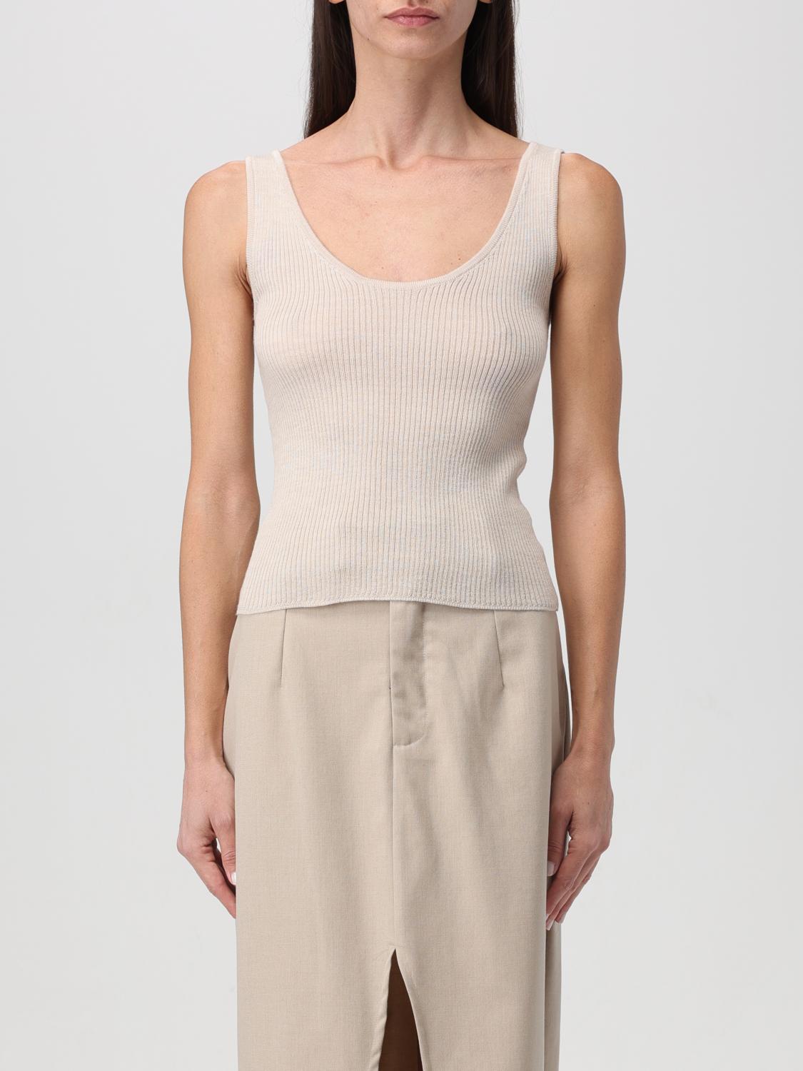 Roberto Collina Top ROBERTO COLLINA Woman colour Beige