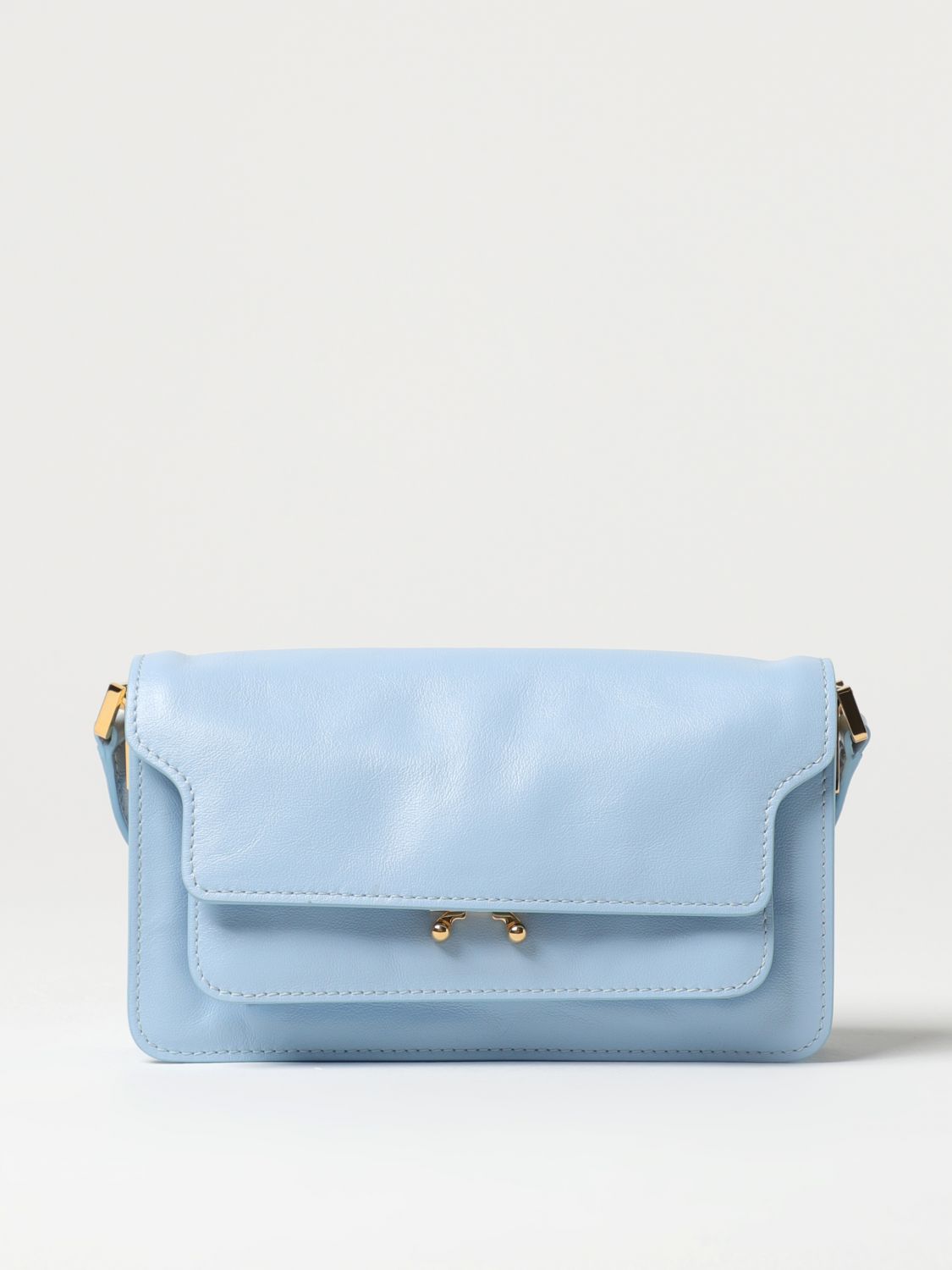 Marni Crossbody Bags MARNI Woman colour Gnawed Blue