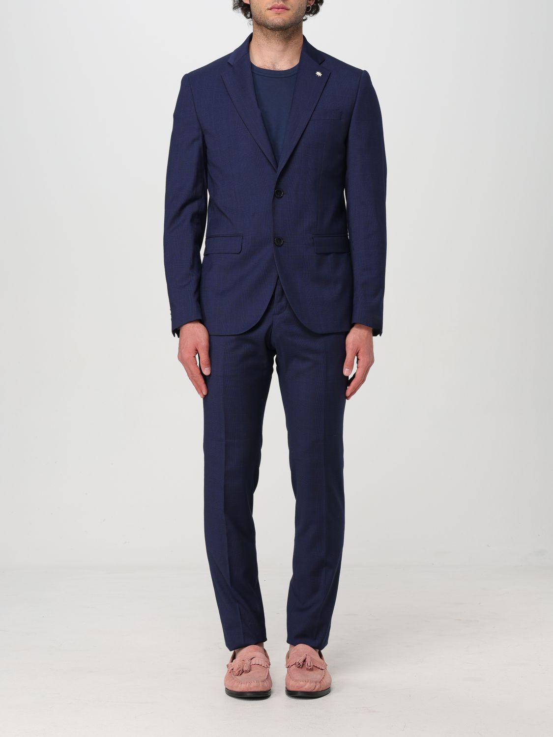 Manuel Ritz Suit MANUEL RITZ Men color Blue