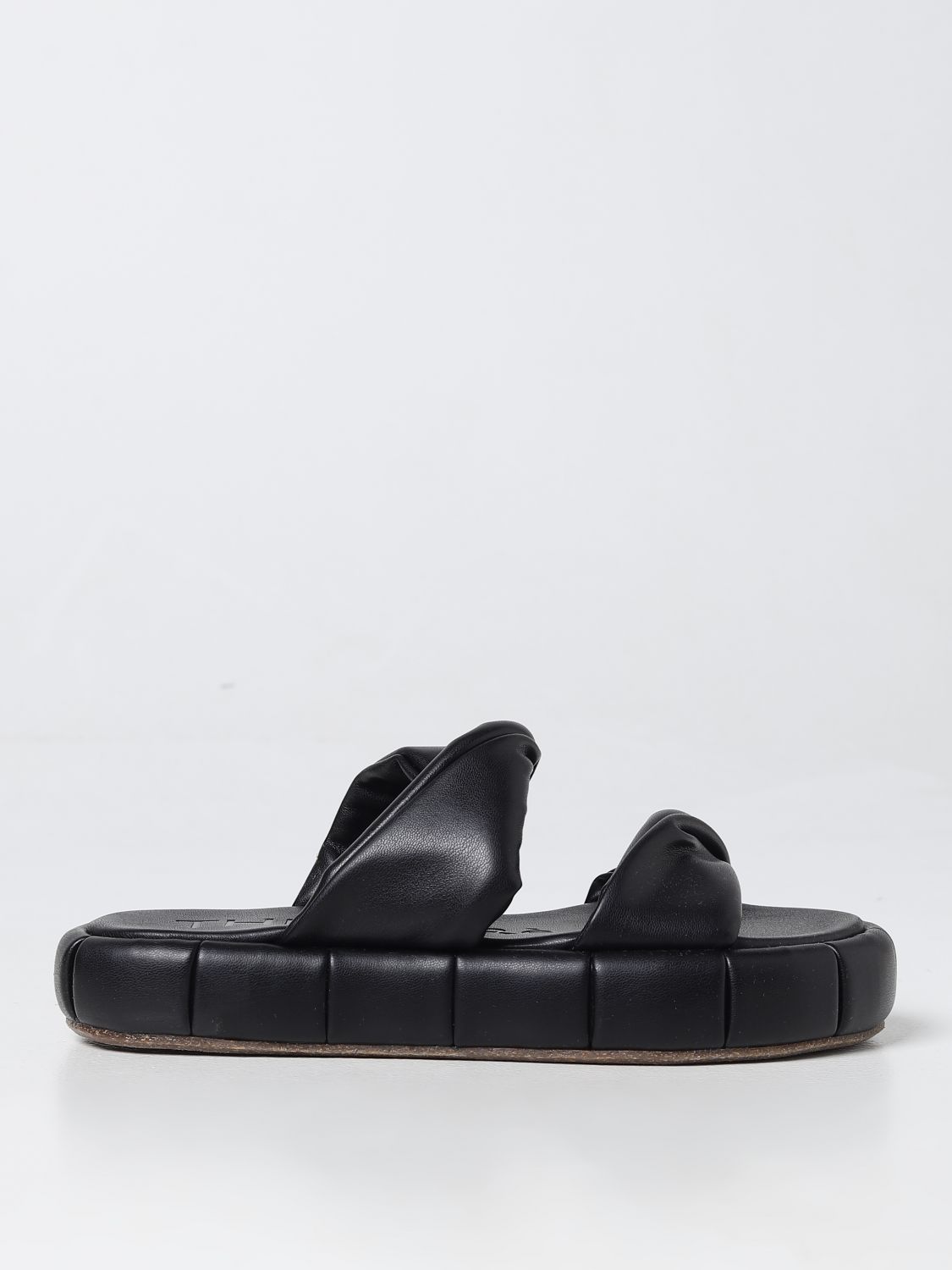 Themoirè Flat Sandals THEMOIRÈ Woman colour Black