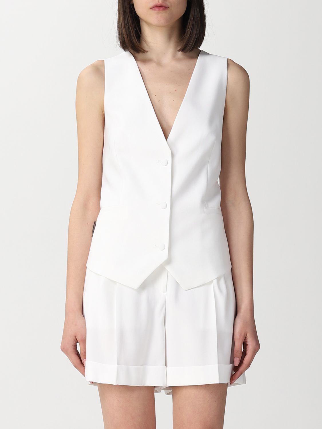 Federica Tosi Waistcoat FEDERICA TOSI Woman colour White