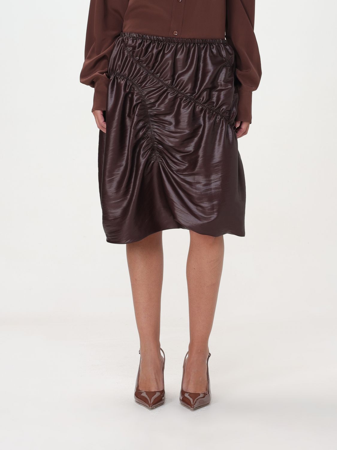 Sportmax Skirt SPORTMAX Woman colour Brown