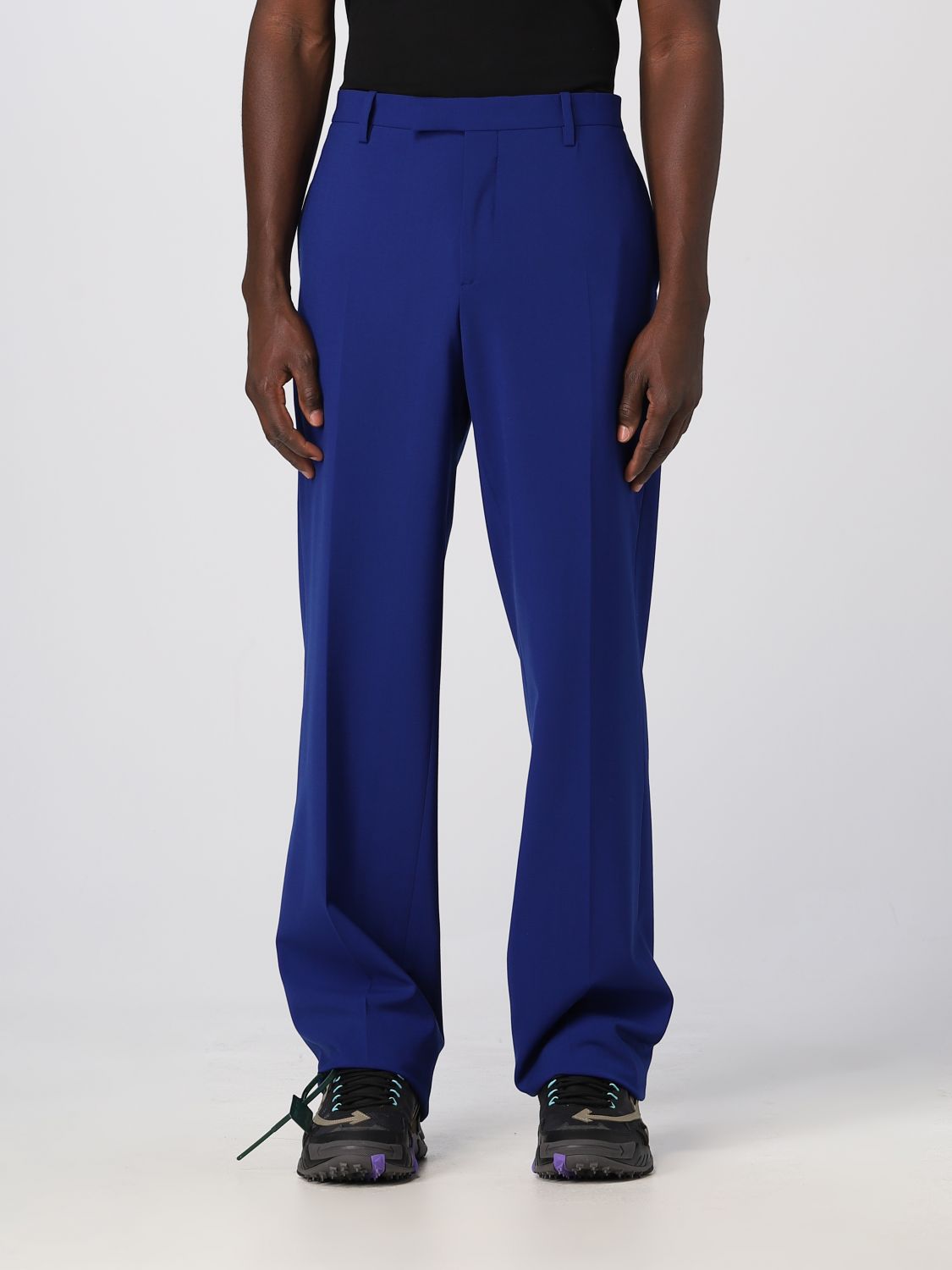 OFF-WHITE Trousers OFF-WHITE Men colour Blue