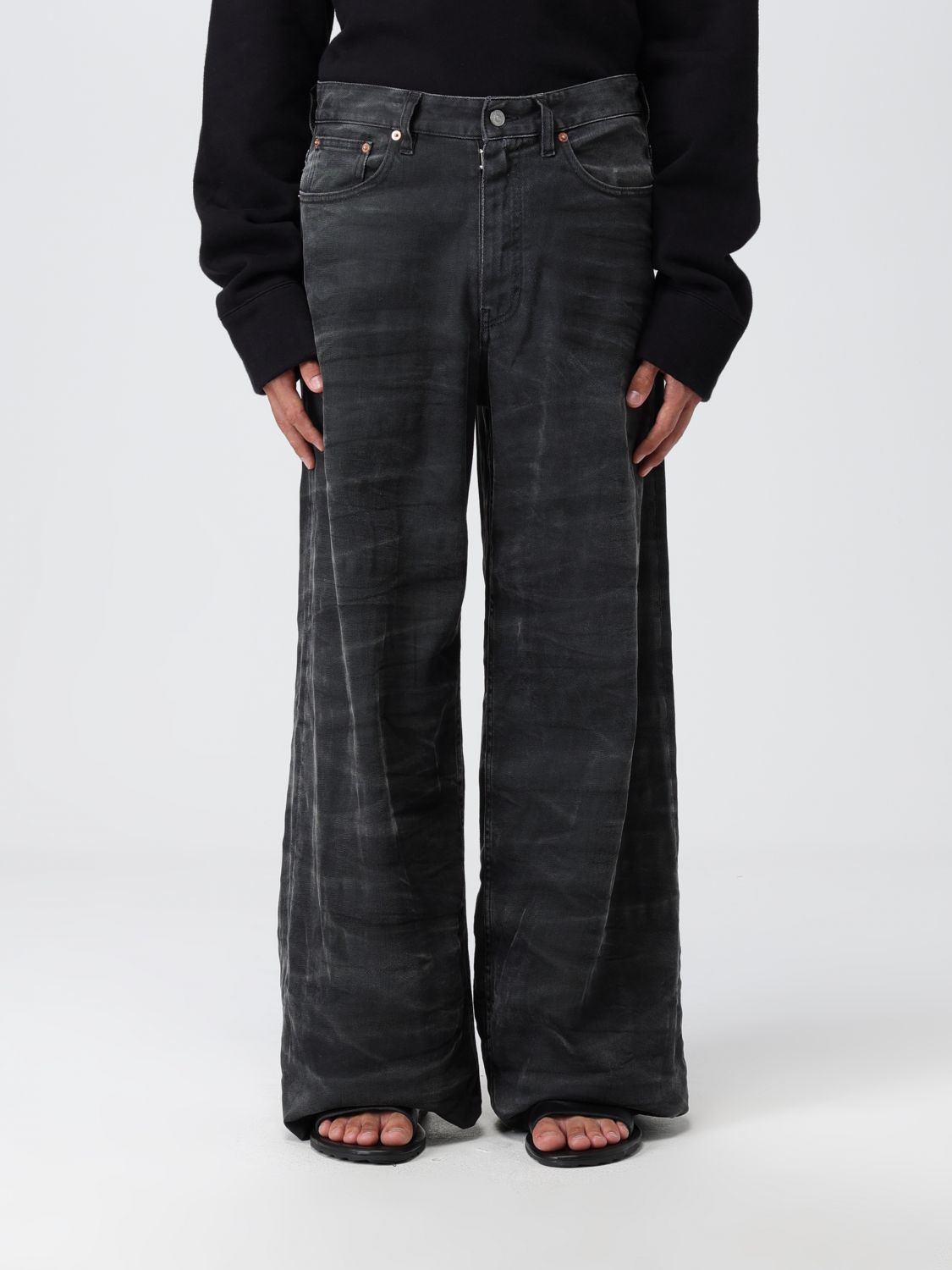 MM6 Maison Margiela Jeans MM6 MAISON MARGIELA Men colour Black