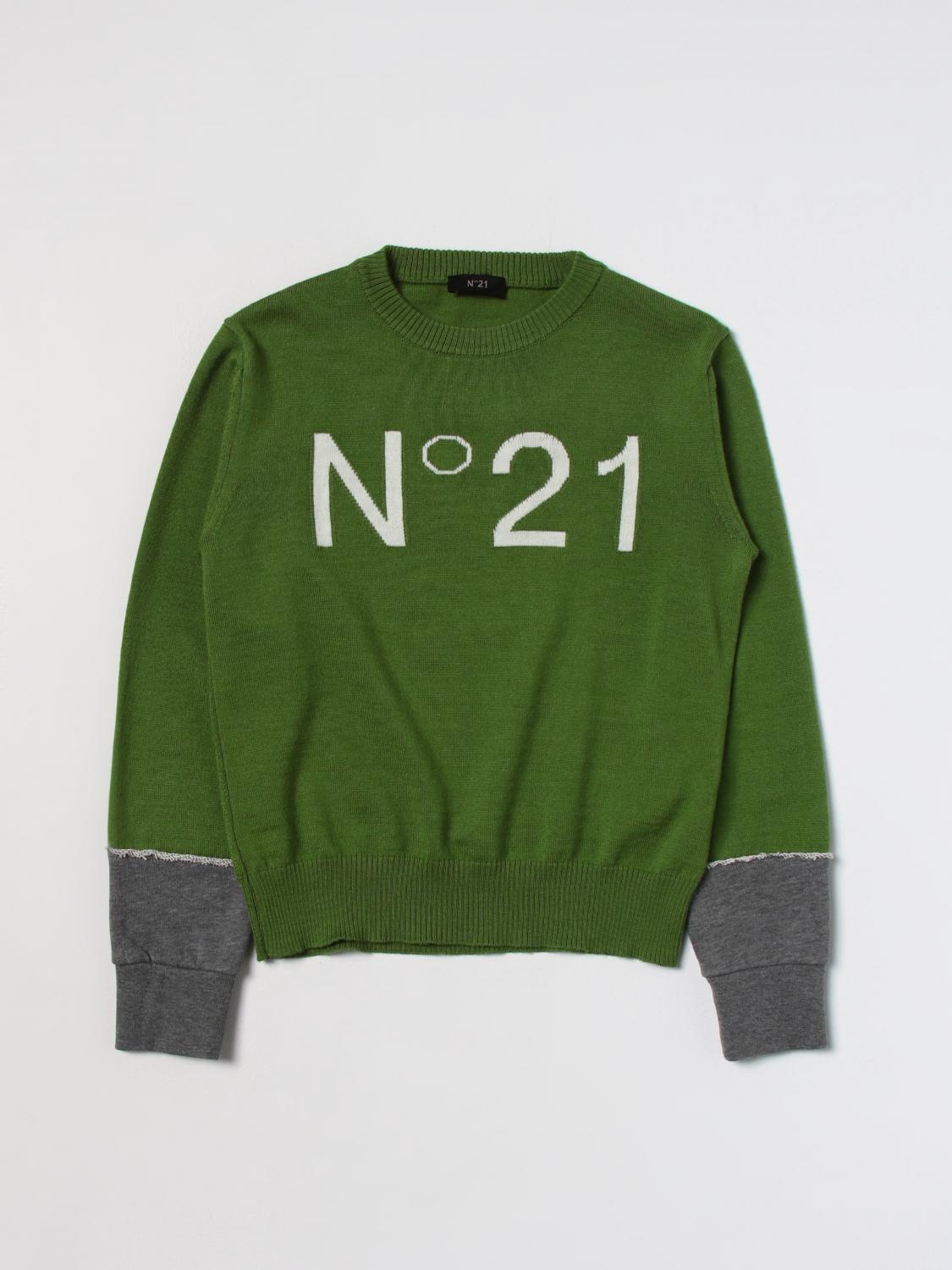 N° 21 Jumper N° 21 Kids colour Green