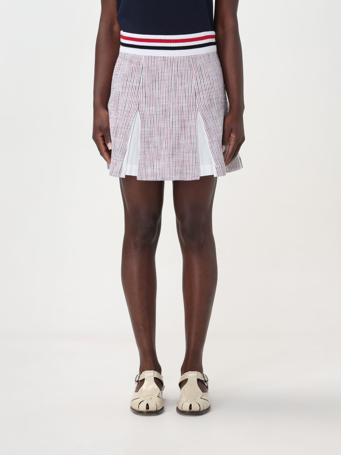 Thom Browne Skirt THOM BROWNE Woman colour Striped