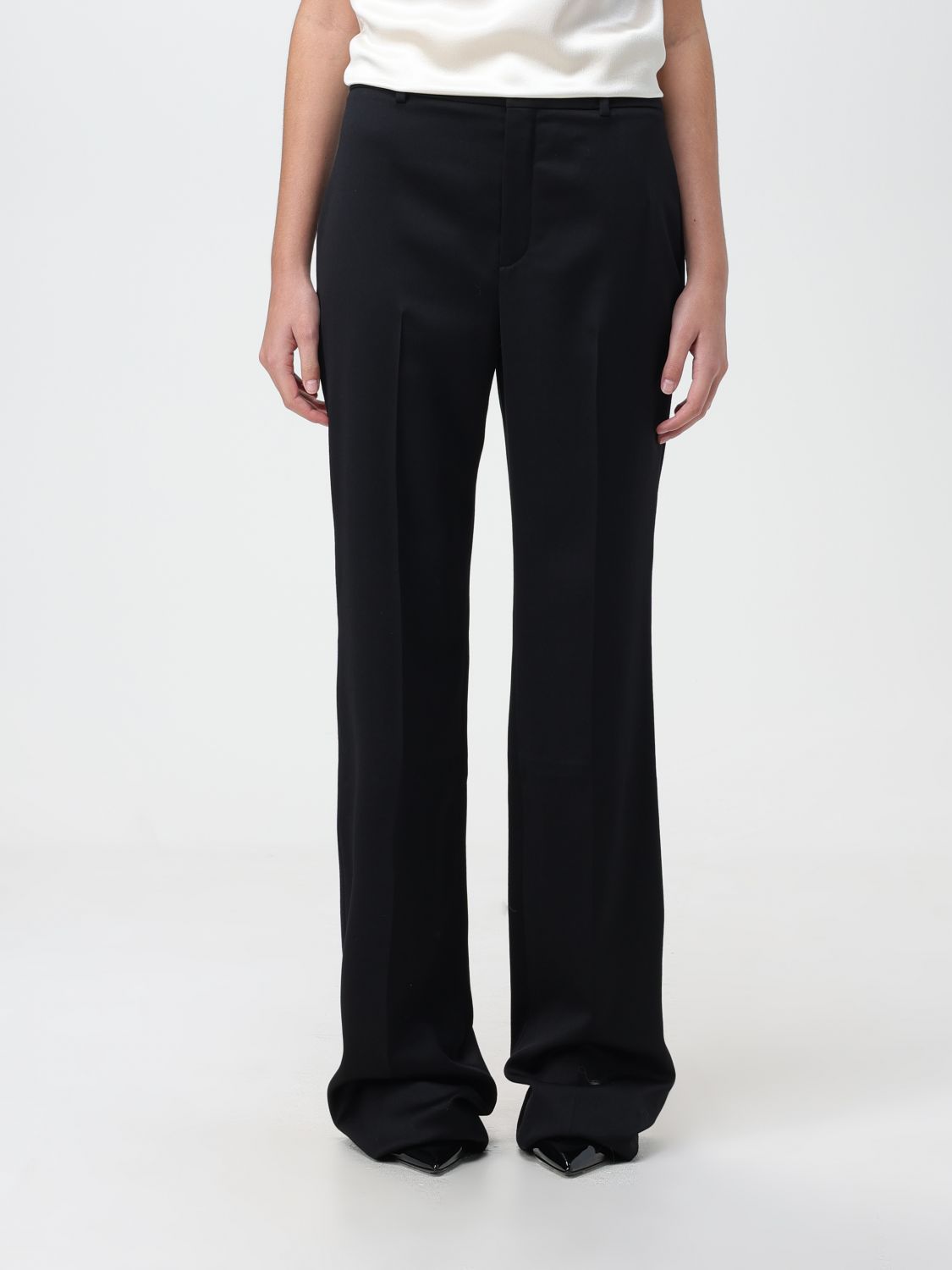 Saint Laurent Trousers SAINT LAURENT Woman colour Black