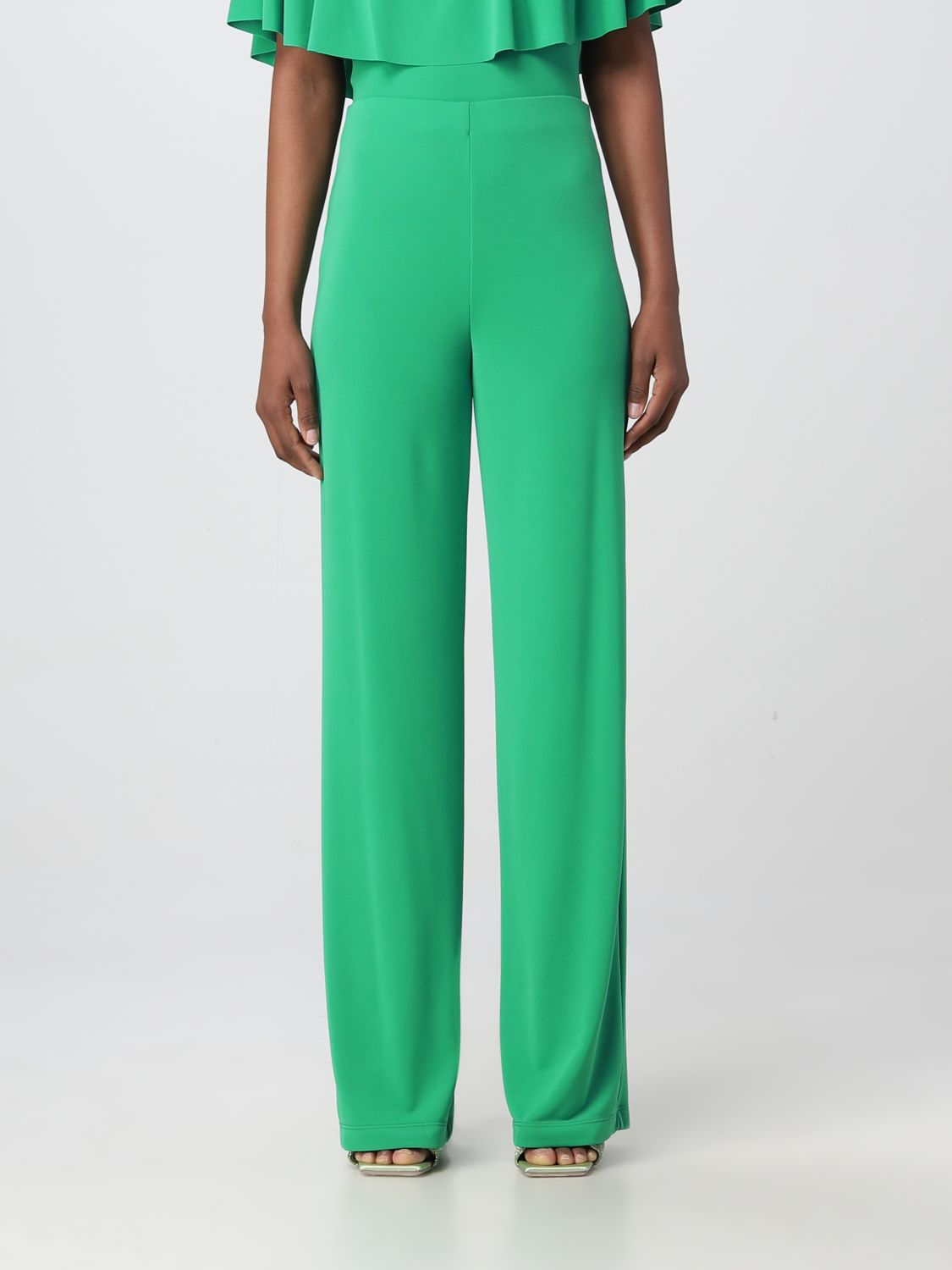 Hanita Trousers HANITA Woman colour Green