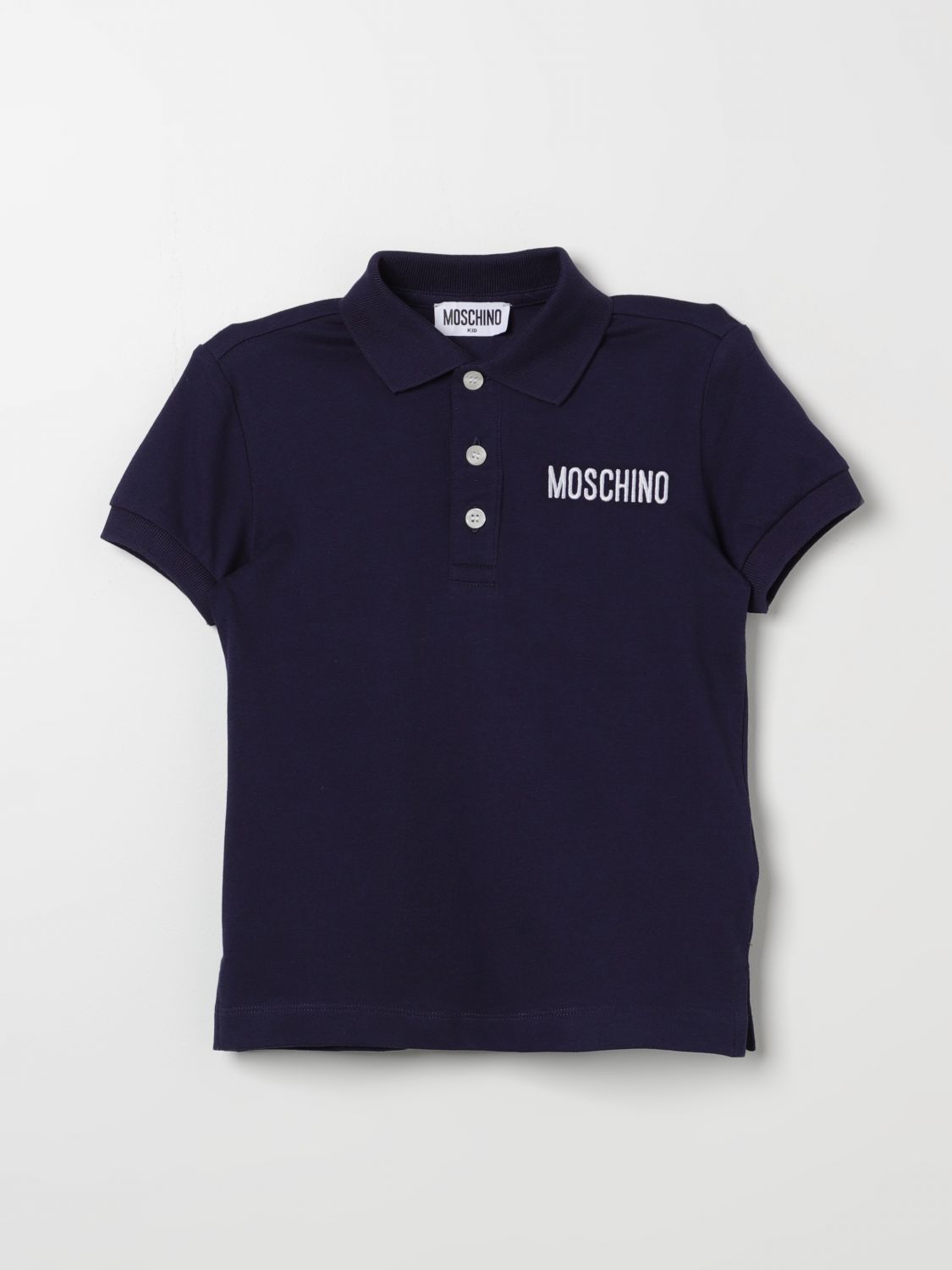  Polo Shirt MOSCHINO KID Kids colour Blue