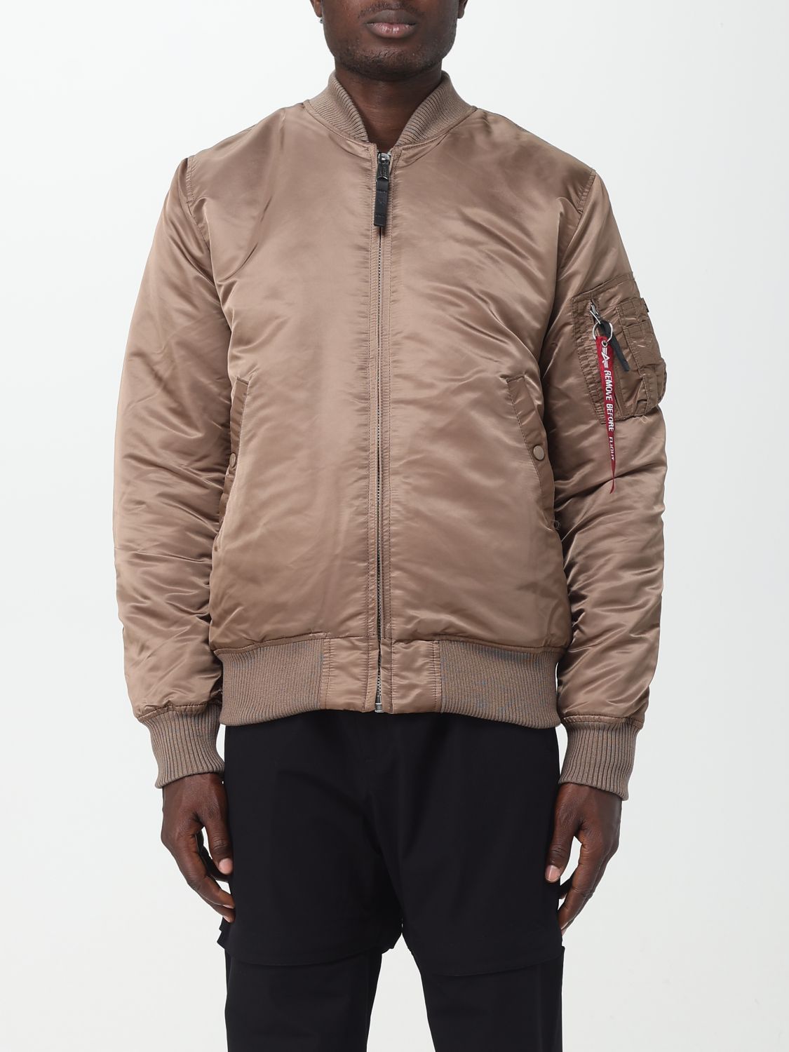 Alpha Industries Jacket ALPHA INDUSTRIES Men colour Dove Grey