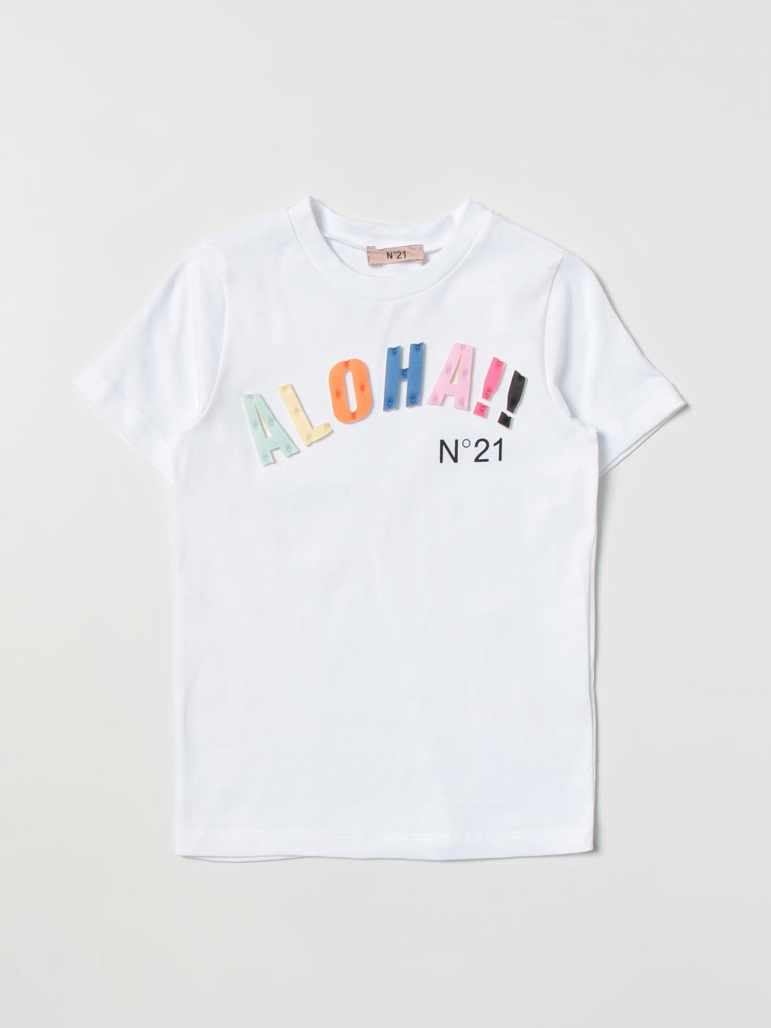 N° 21 T-Shirt N° 21 Kids colour White