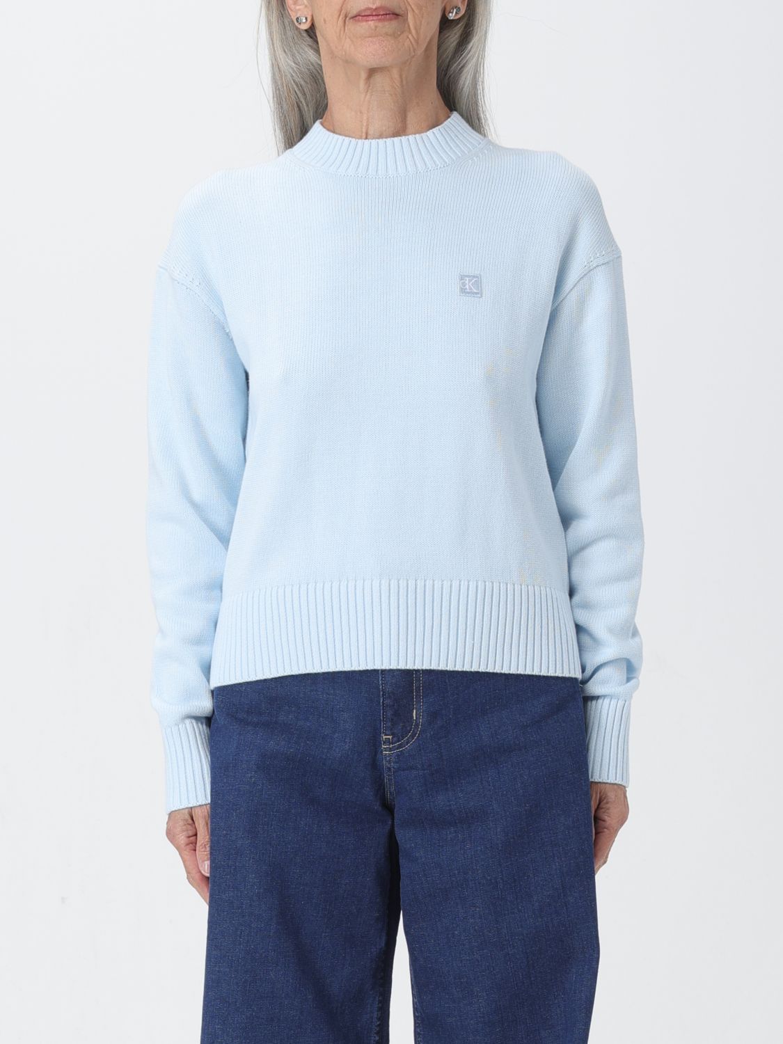Ck Jeans Sweatshirt CK JEANS Woman colour Blue
