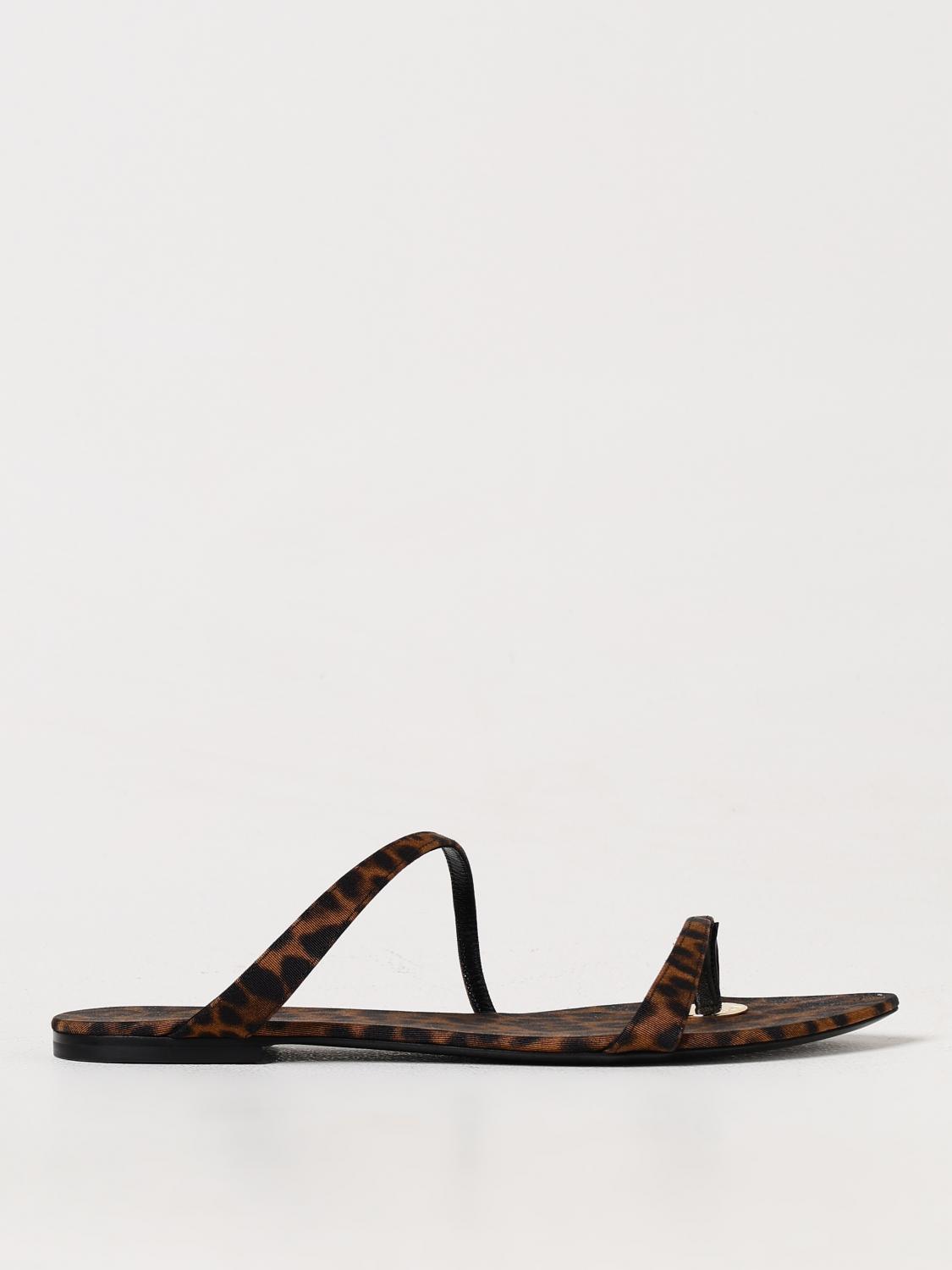 Saint Laurent Flat Sandals SAINT LAURENT Woman color Natural