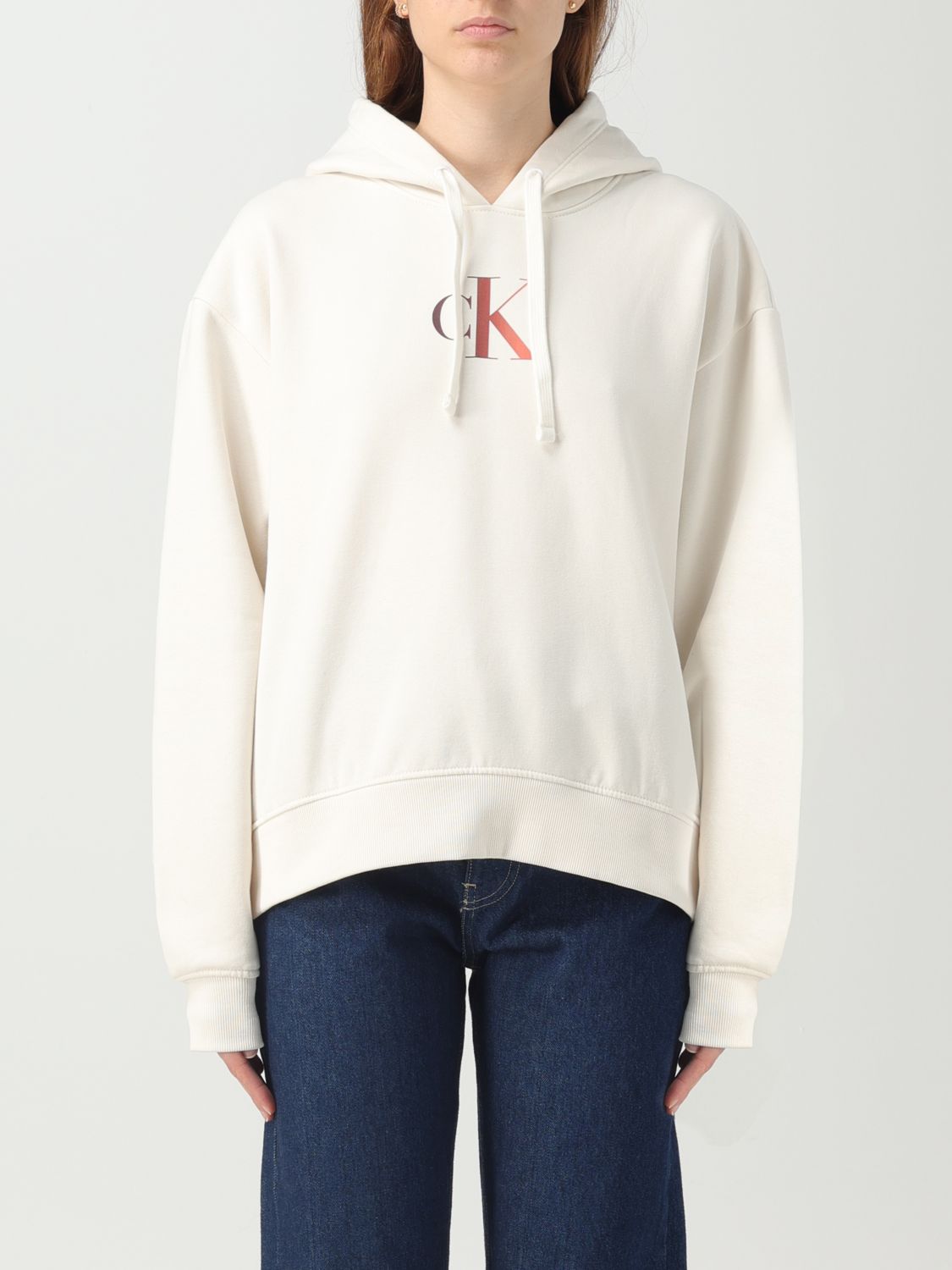 Calvin Klein Jeans Sweatshirt CALVIN KLEIN JEANS Woman colour White