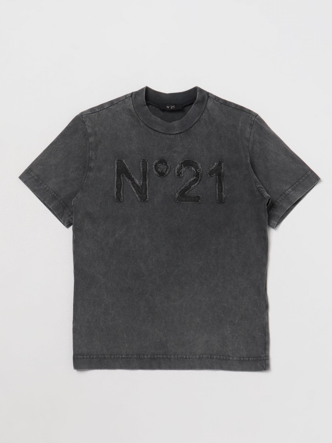 N° 21 T-Shirt N° 21 Kids colour Charcoal