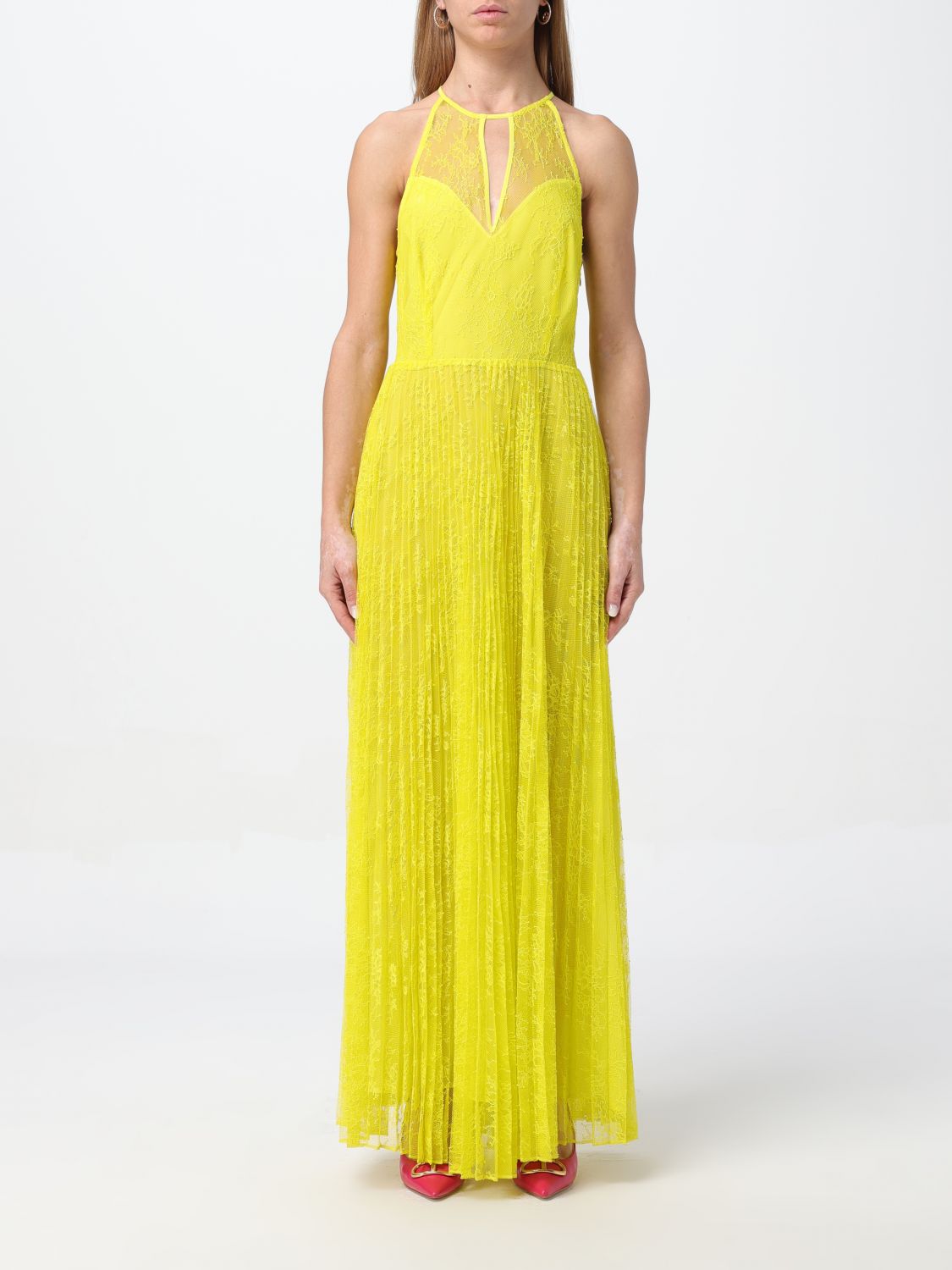 Twinset Dress TWINSET Woman colour Lemon