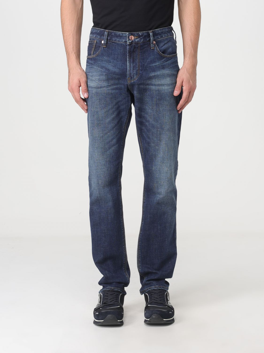 Emporio Armani Trousers EMPORIO ARMANI Men colour Denim