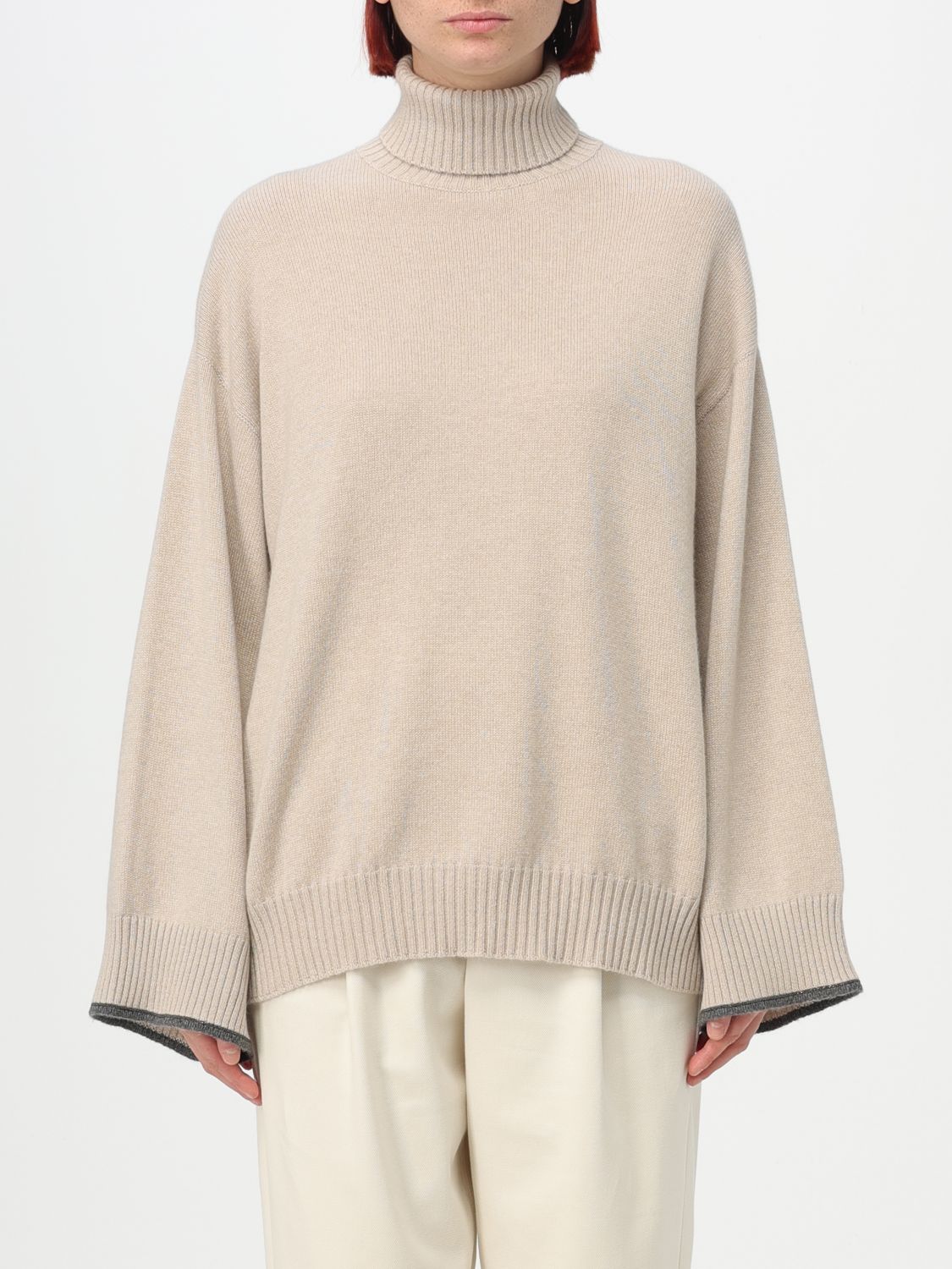 Brunello Cucinelli Jumper BRUNELLO CUCINELLI Woman colour Beige