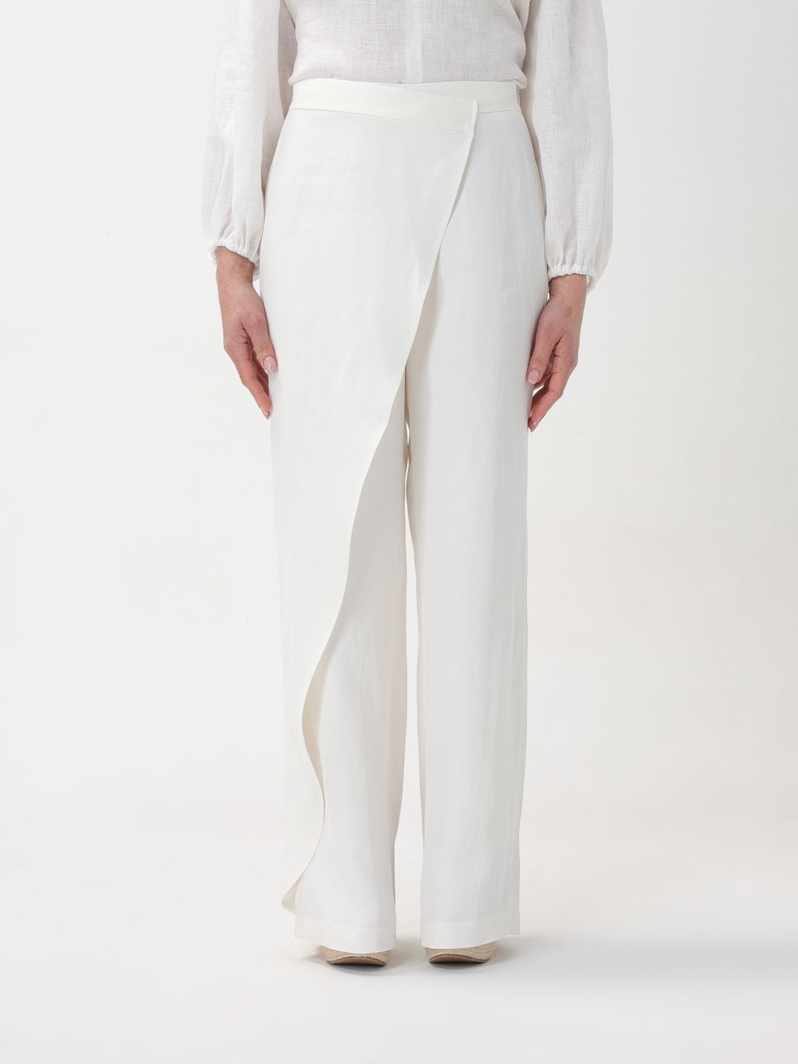 Liviana Conti Trousers LIVIANA CONTI Woman colour White