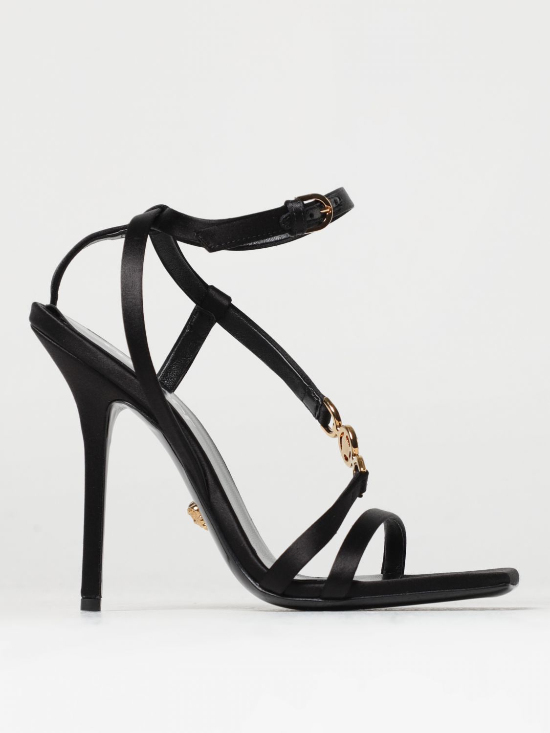 Versace Heeled Sandals VERSACE Woman colour Black