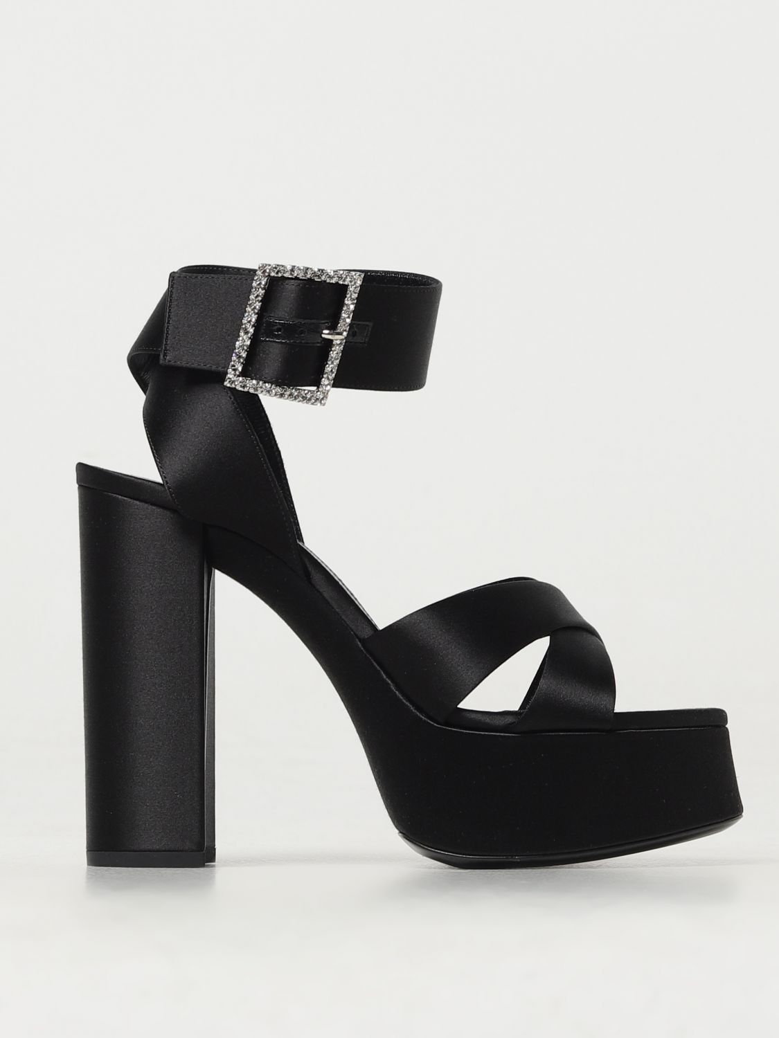 Saint Laurent Heeled Sandals SAINT LAURENT Woman color Black