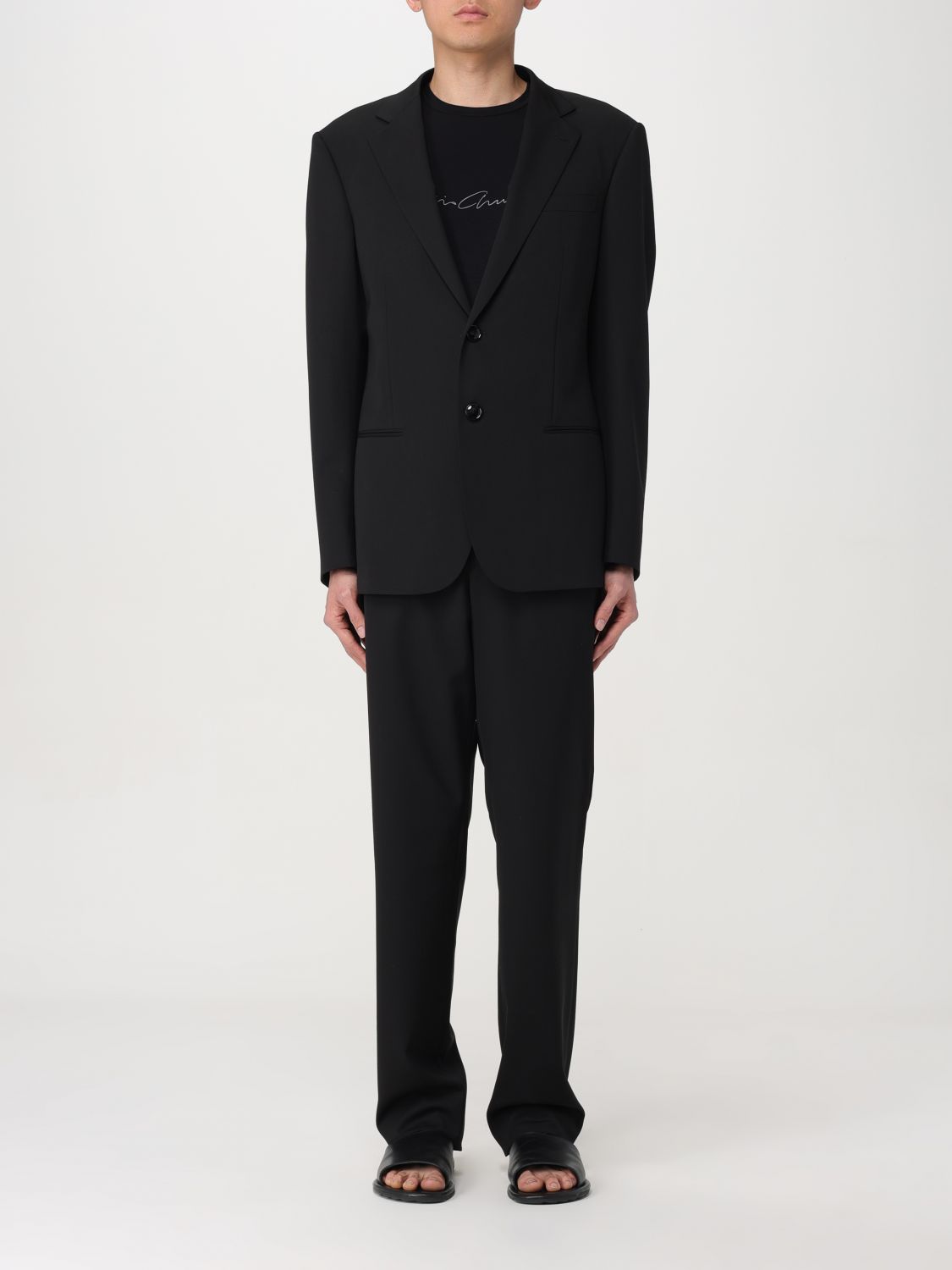 Giorgio Armani Suit GIORGIO ARMANI Men colour Black