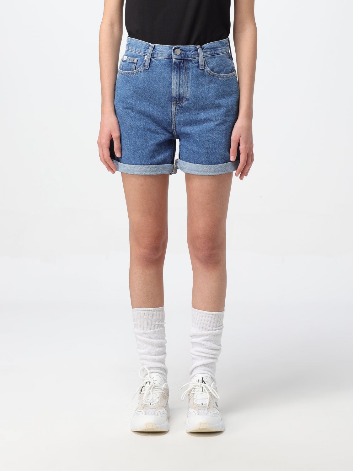 Ck Jeans Short CK JEANS Woman colour Denim