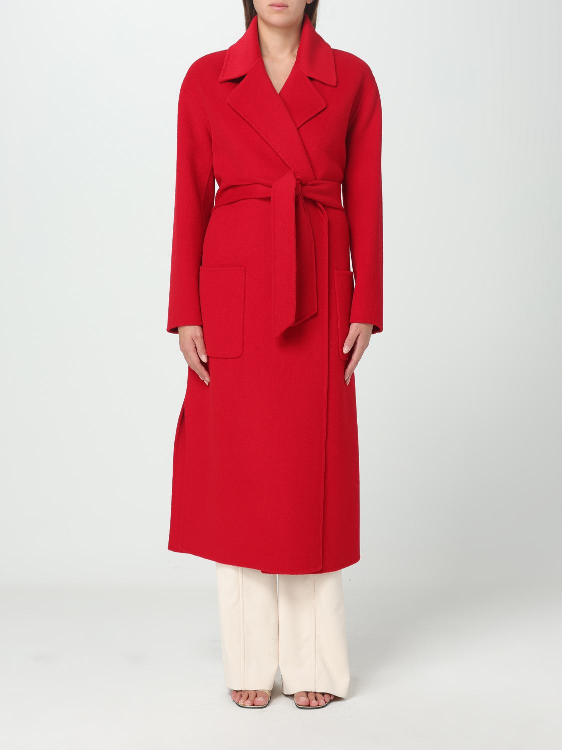 Simona Corsellini Coat SIMONA CORSELLINI Woman colour Red