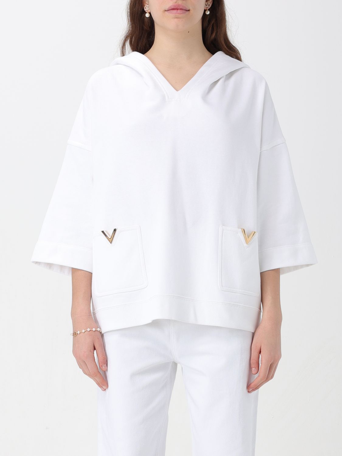 Valentino Sweatshirt VALENTINO Woman colour White