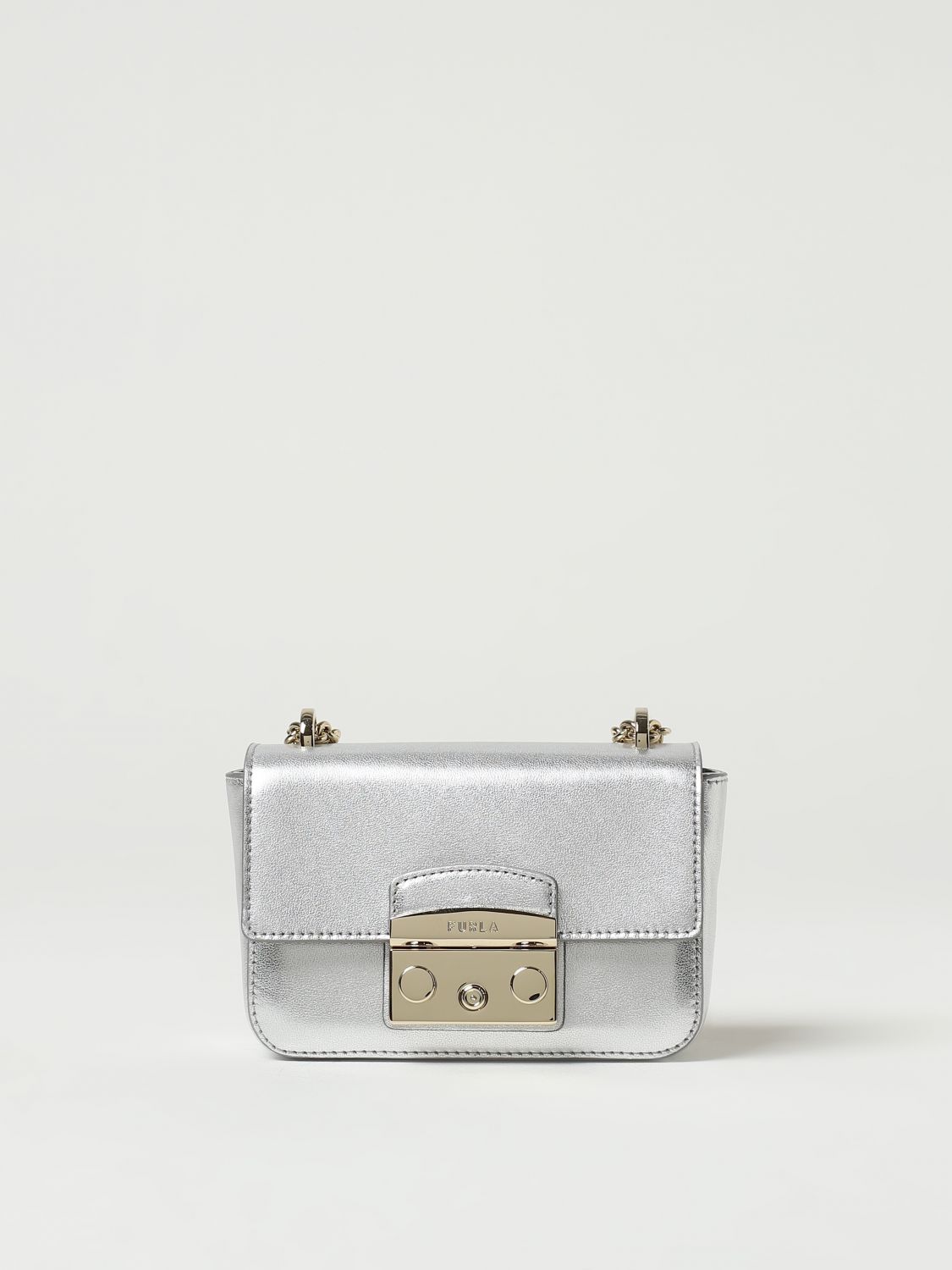 Furla Mini Bag FURLA Woman colour Silver