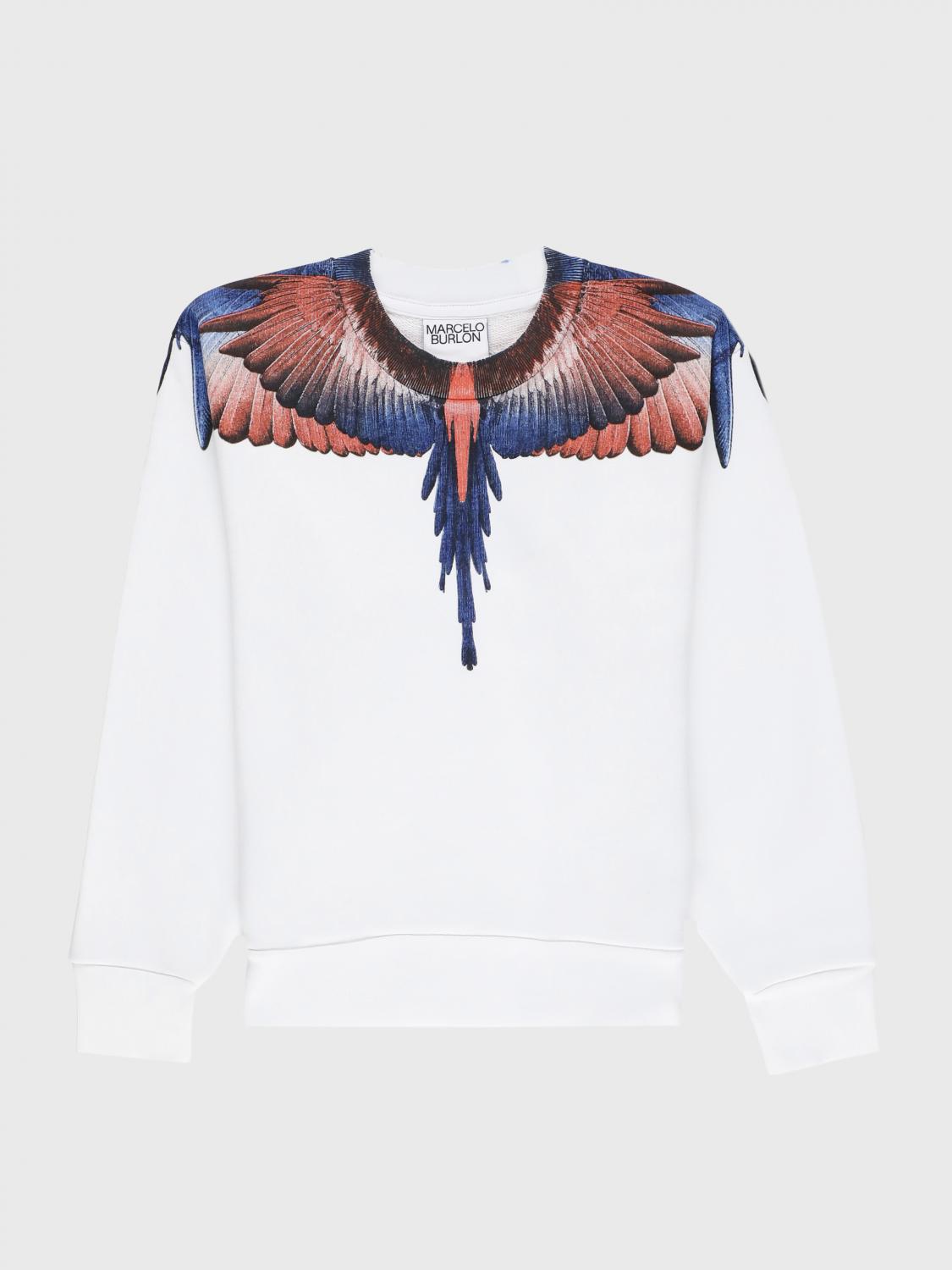 Marcelo Burlon Sweater MARCELO BURLON Kids color White