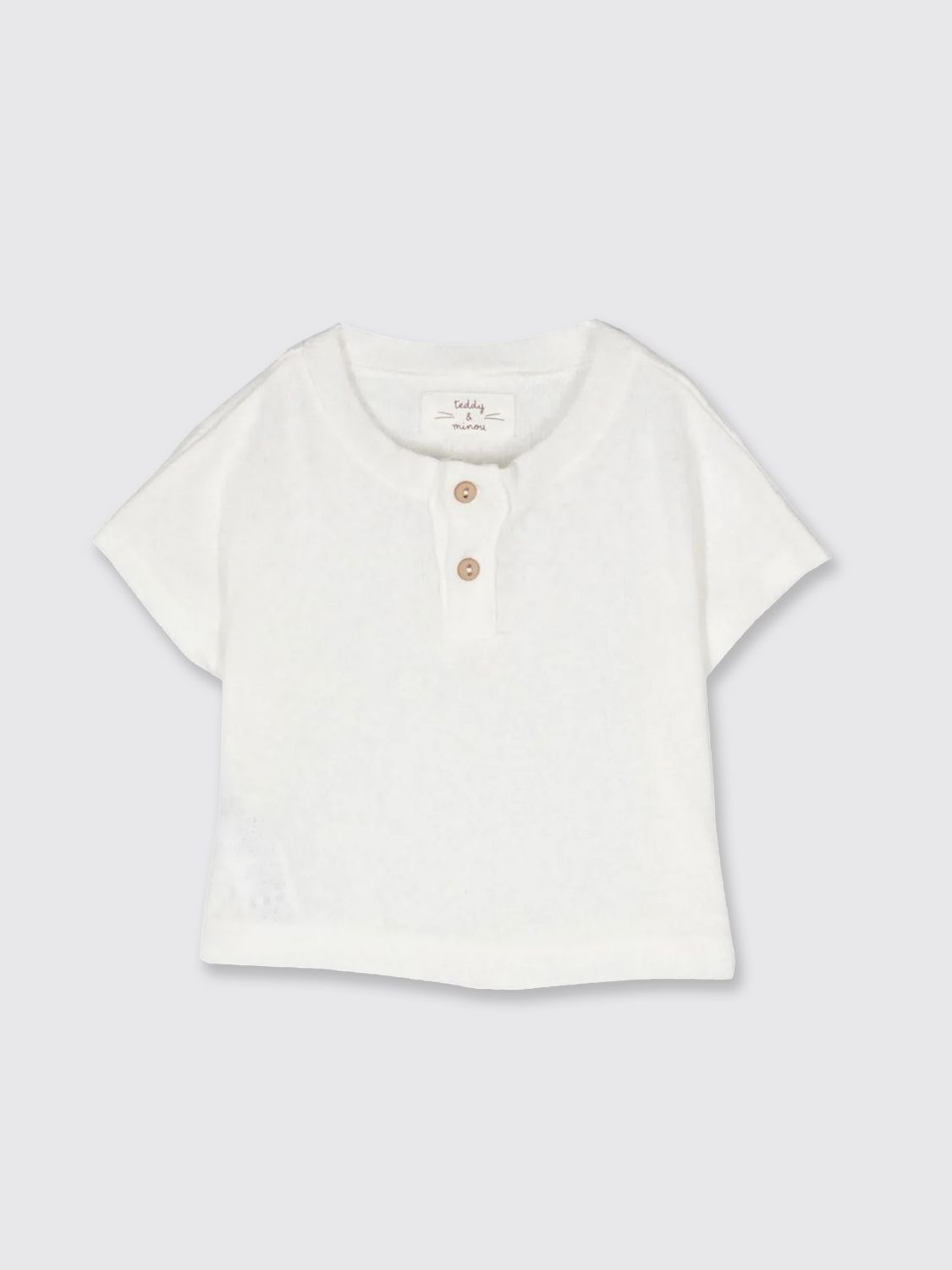 Teddy & Minou T-Shirt TEDDY & MINOU Kids color White