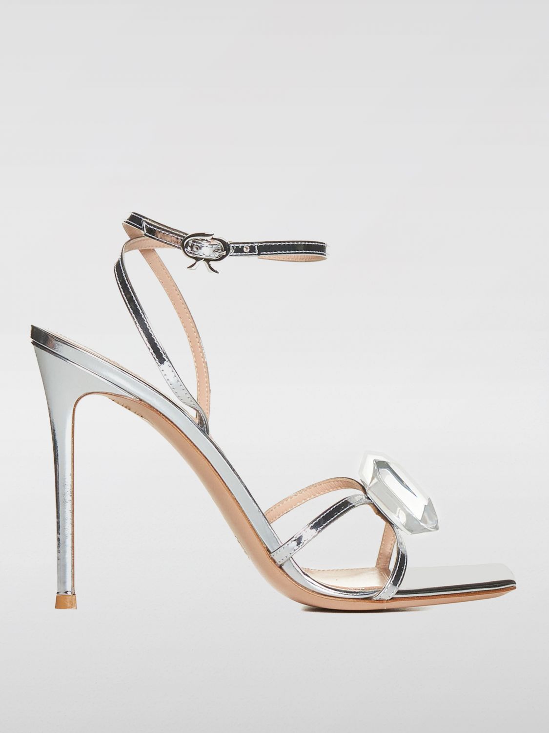 Gianvito Rossi Heeled Sandals GIANVITO ROSSI Woman color Silver