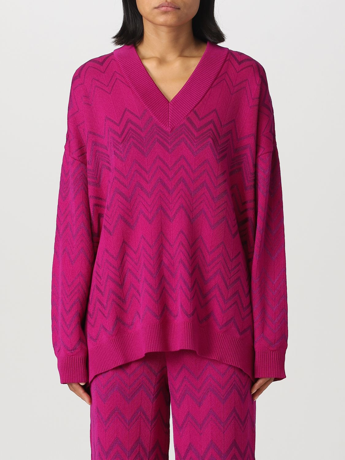 Missoni Sweatshirt MISSONI Woman colour Violet