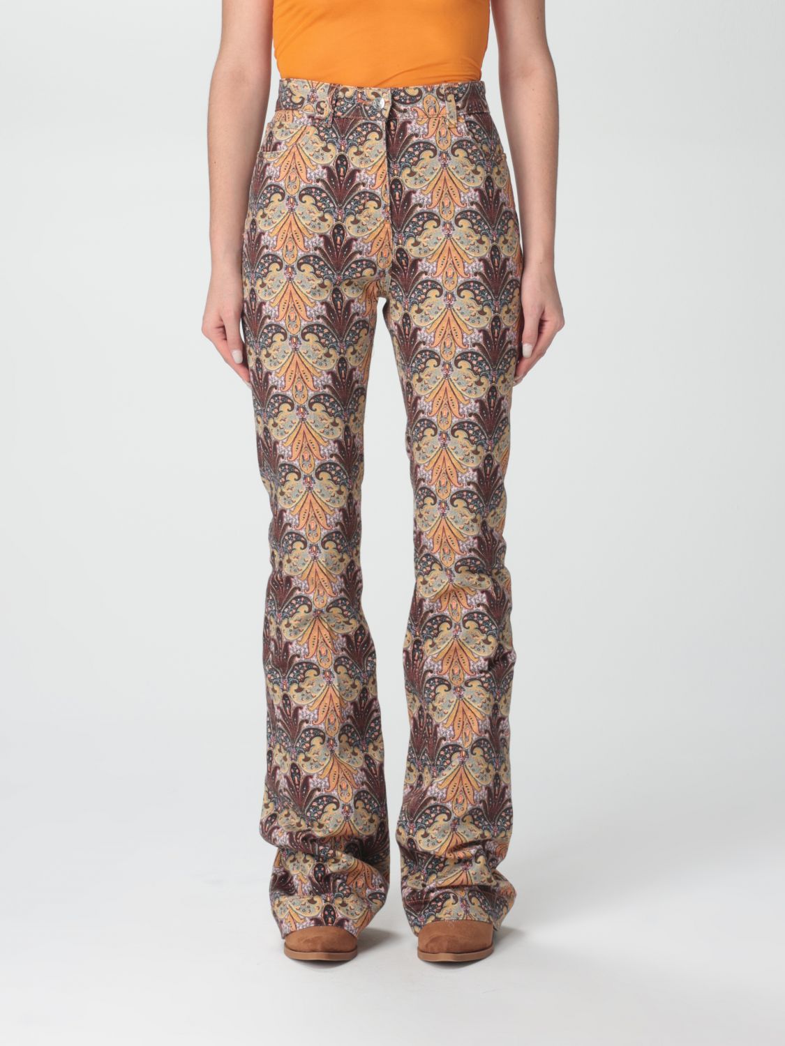 Etro Trousers ETRO Woman colour Multicolor