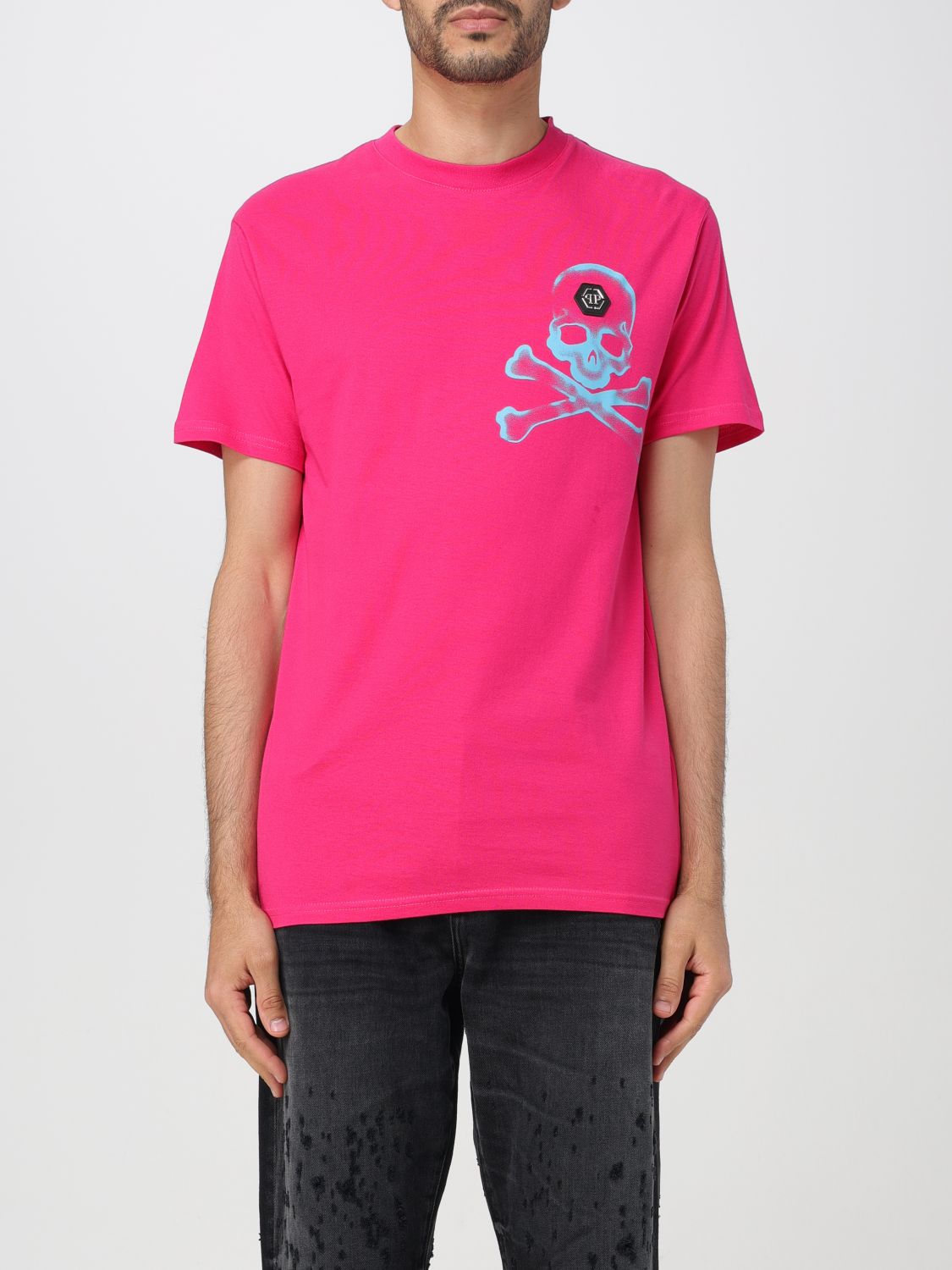 Philipp Plein T-Shirt PHILIPP PLEIN Men colour Fuchsia