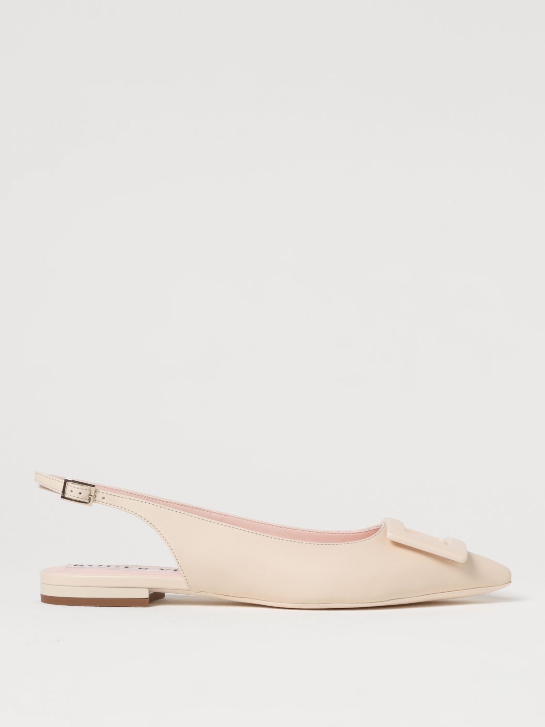 Roger Vivier Flat Shoes ROGER VIVIER Woman colour Yellow Cream