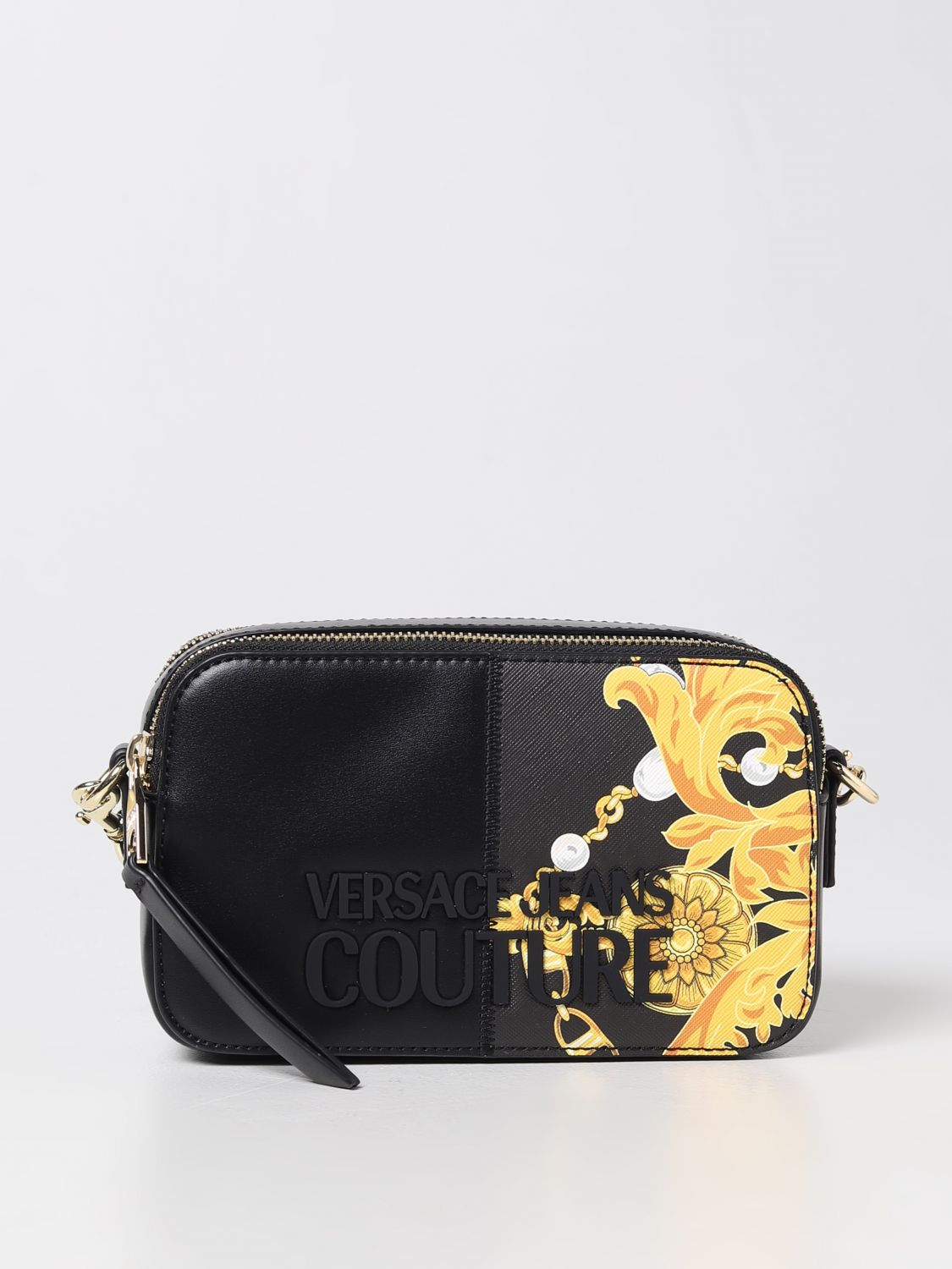 Versace Jeans Couture Crossbody Bags VERSACE JEANS COUTURE Woman colour Black