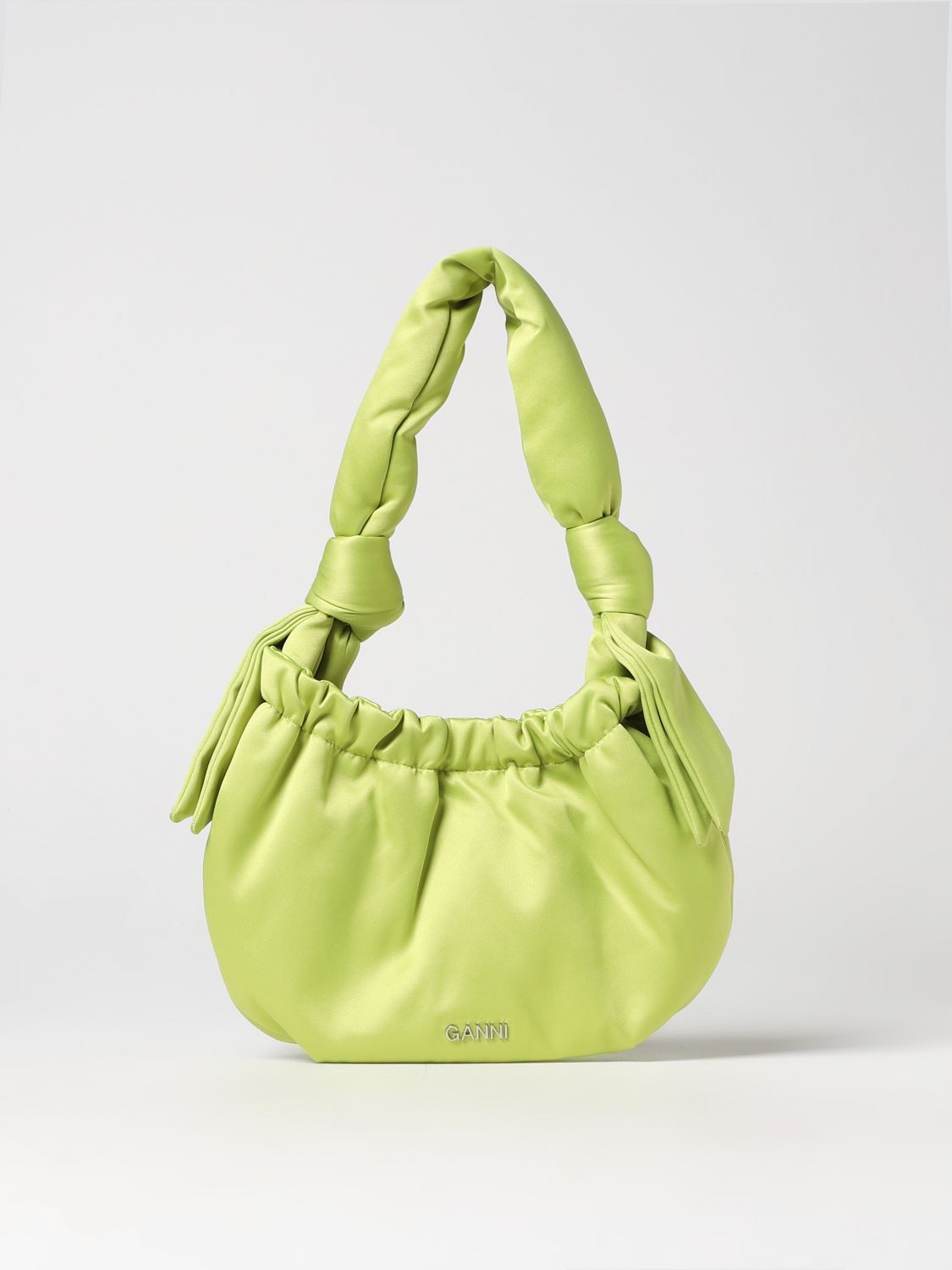 Ganni Shoulder Bag GANNI Woman colour Lime