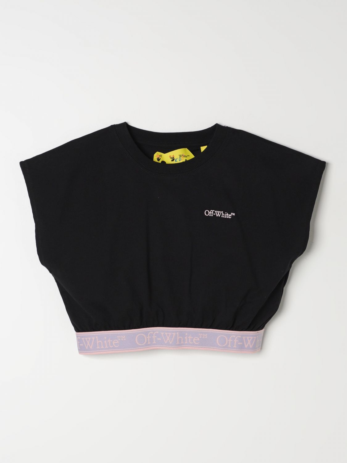  T-Shirt OFF WHITE KIDS Kids colour Black