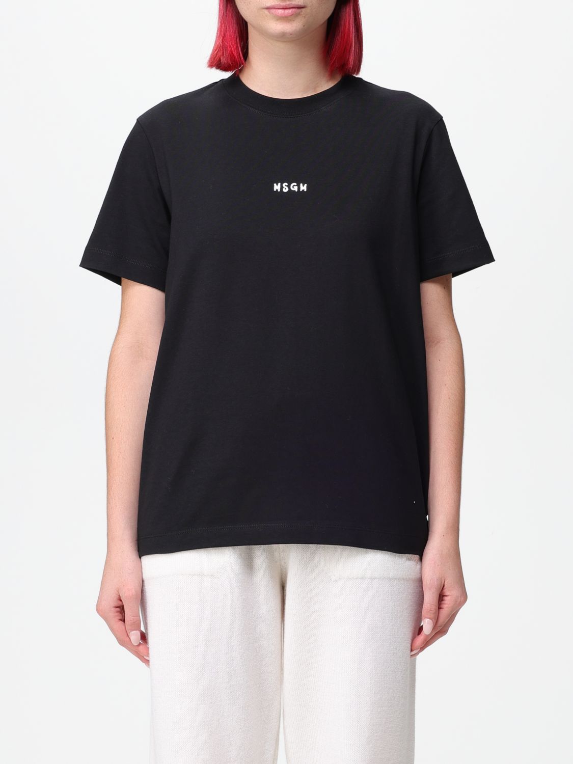 Msgm T-Shirt MSGM Woman colour Black