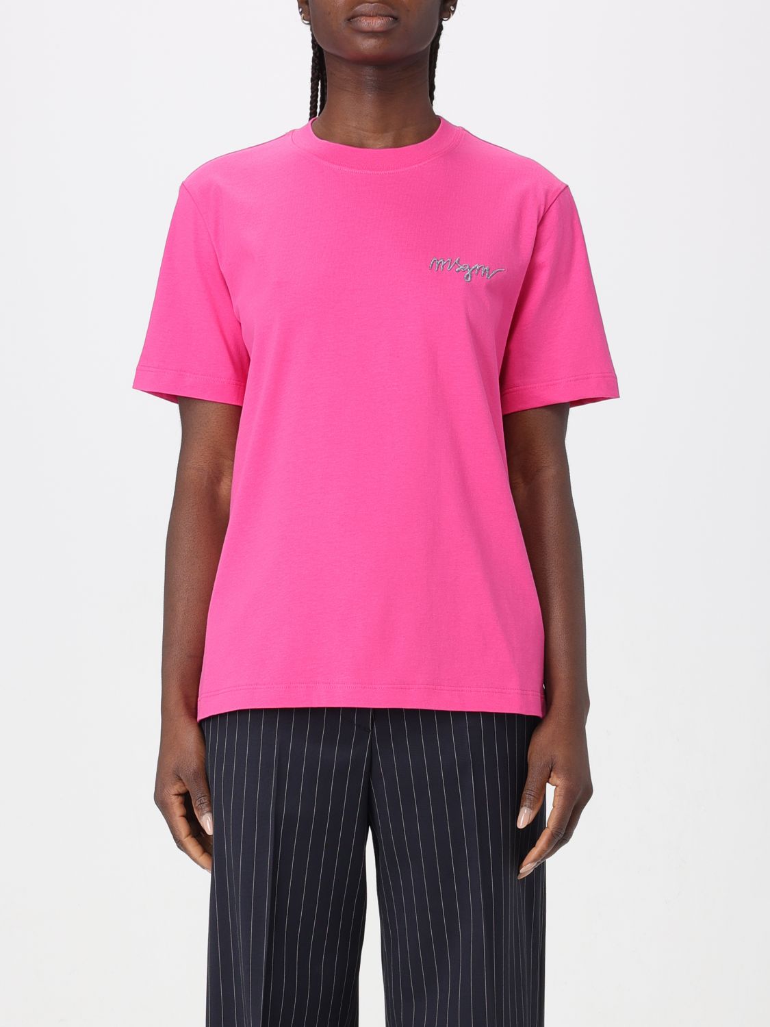 Msgm T-Shirt MSGM Woman colour Pink