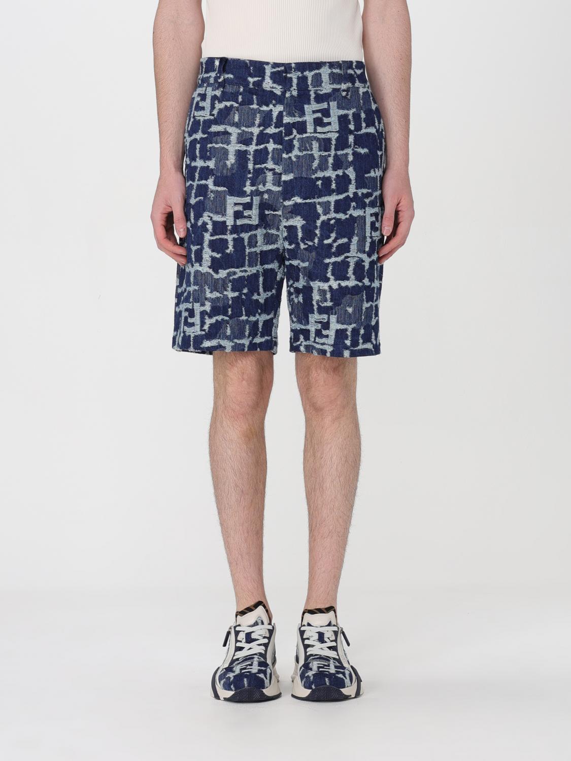 FENDI Short FENDI Men colour Blue