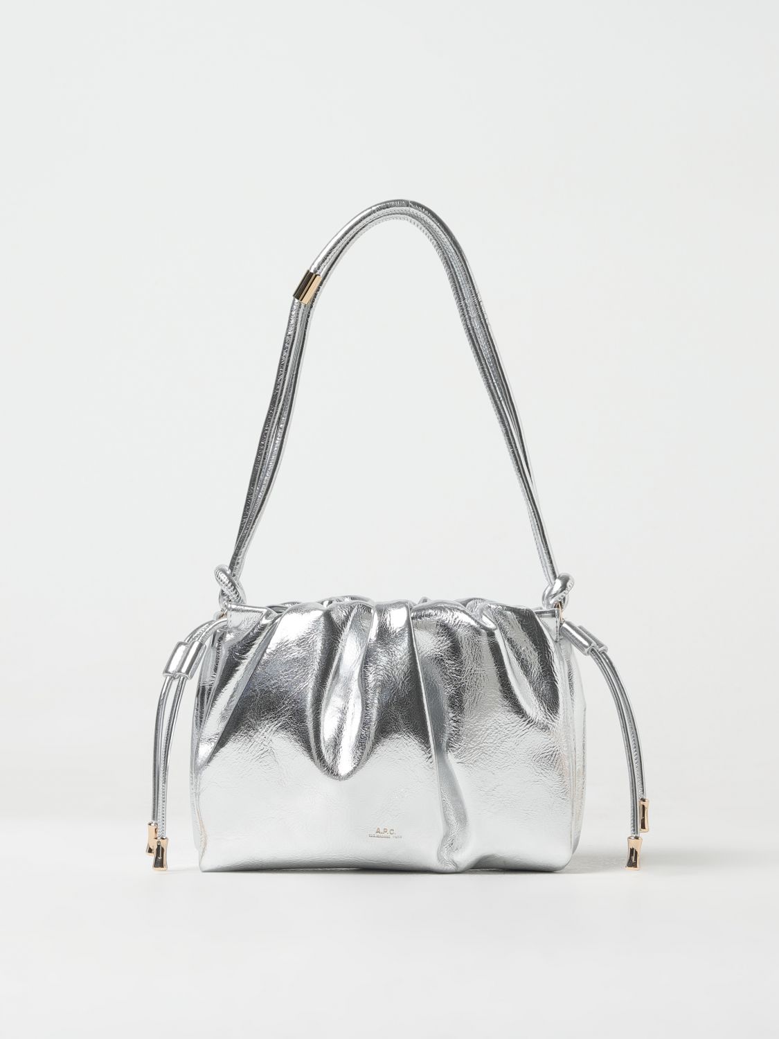 A.P.C. Shoulder Bag A.P.C. Woman colour Silver